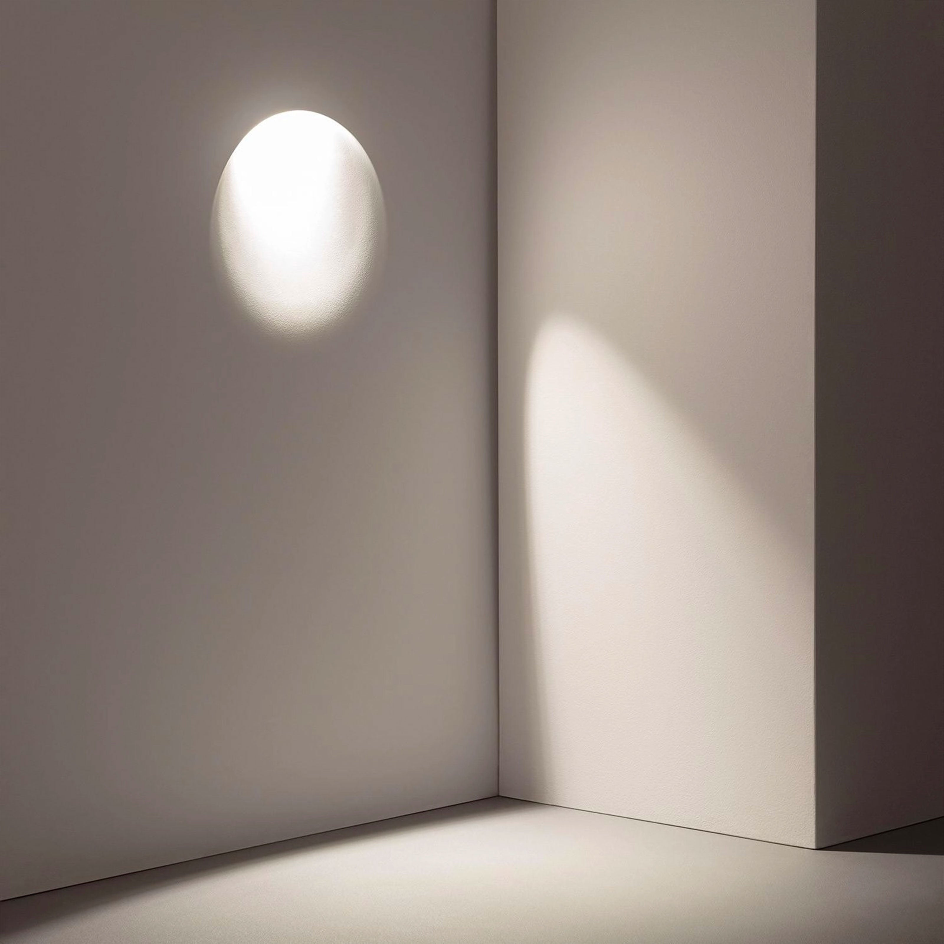 *STOCK* Portafaretto In Gesso Ceramico ad incasso GHOST 350x290x75mm foro 13cm 40W GU10 IP20 - Eternal Parquet