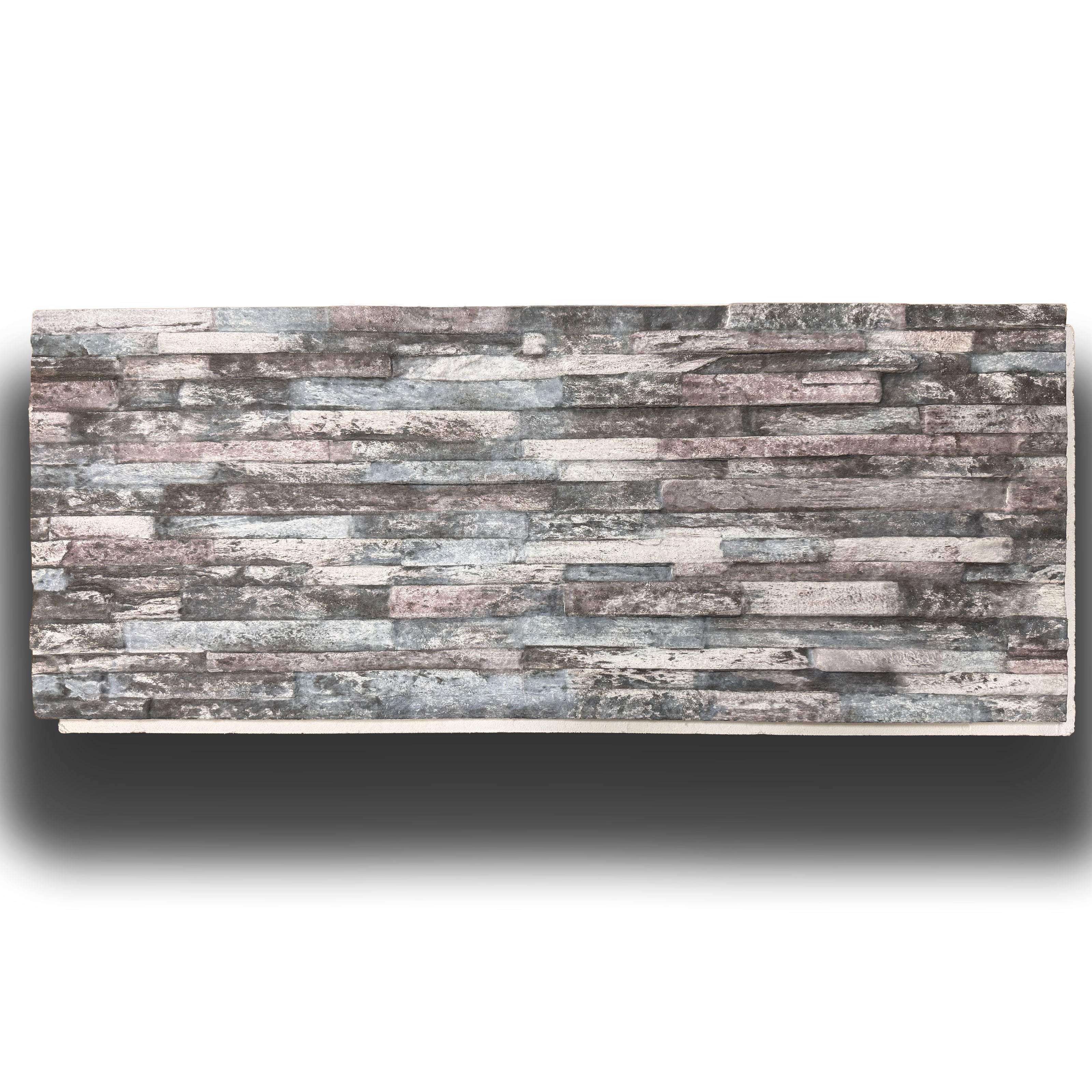 CAPPOTTO esterno - interno isolante in STYROFOAM 3D spess. 3,5cm (120x50cm) con resine e malta Pietra Old Wine