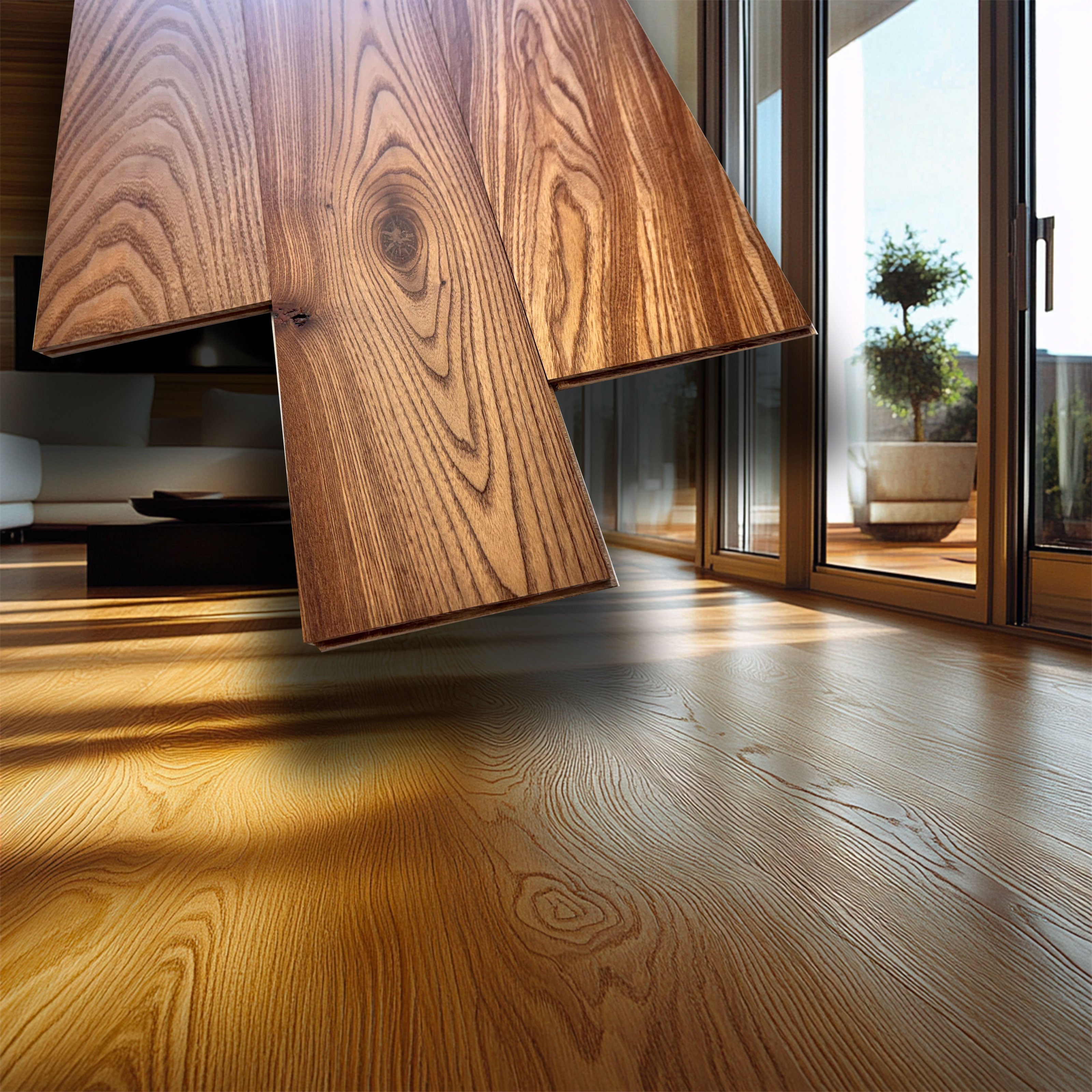 €29,90mq * STOCK GARBELOTTO * Lotto da 45mq di Parquet OLMO spazzolato Vern. 10x120x500/1300 - Eternal Parquet