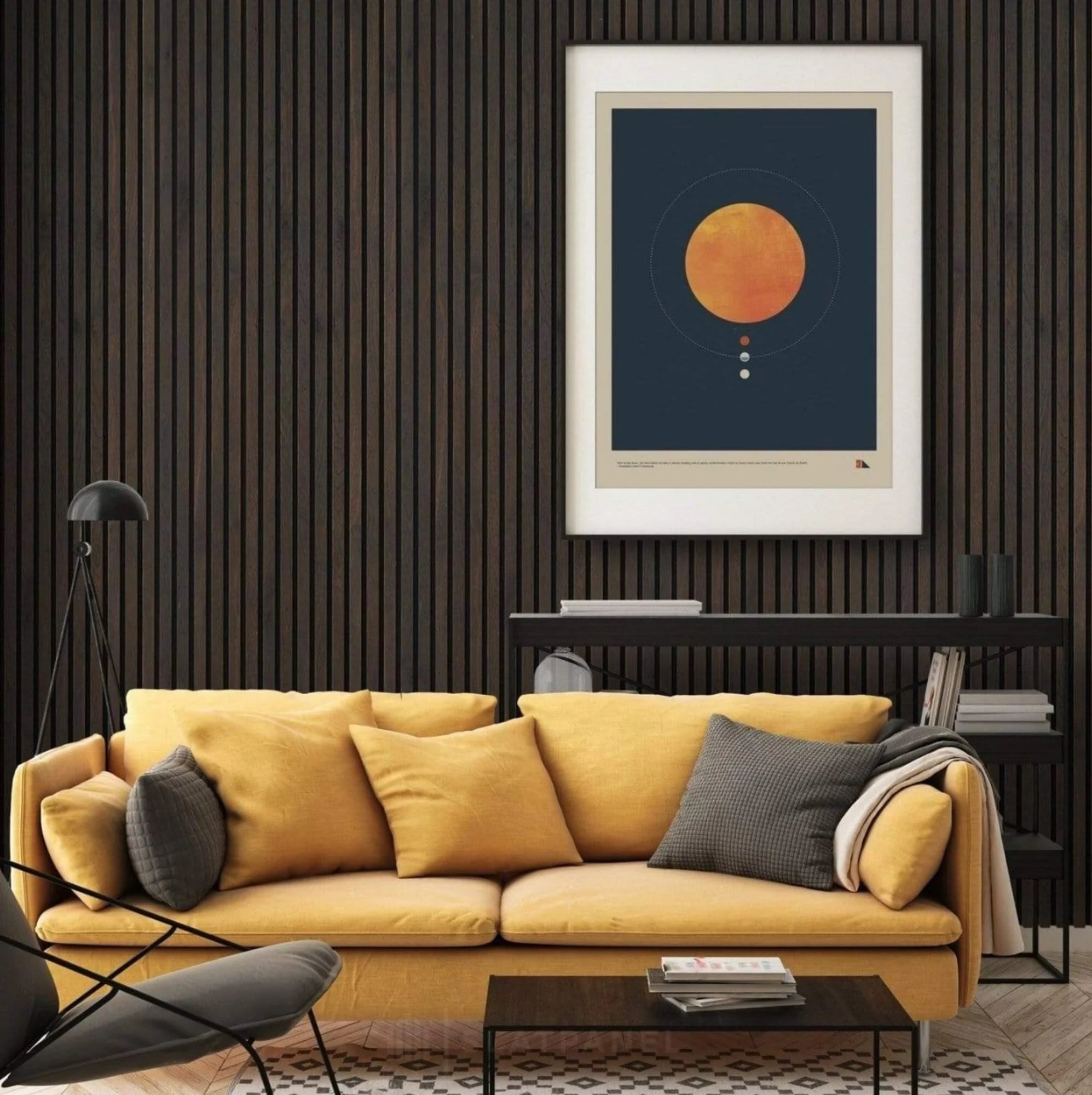 Pannello Lamelli da 1,36mq 22x526x2600mm ACUSTICO in VERO LEGNO di NOCE, ROVERE e R.THERMO - Eternal Parquet