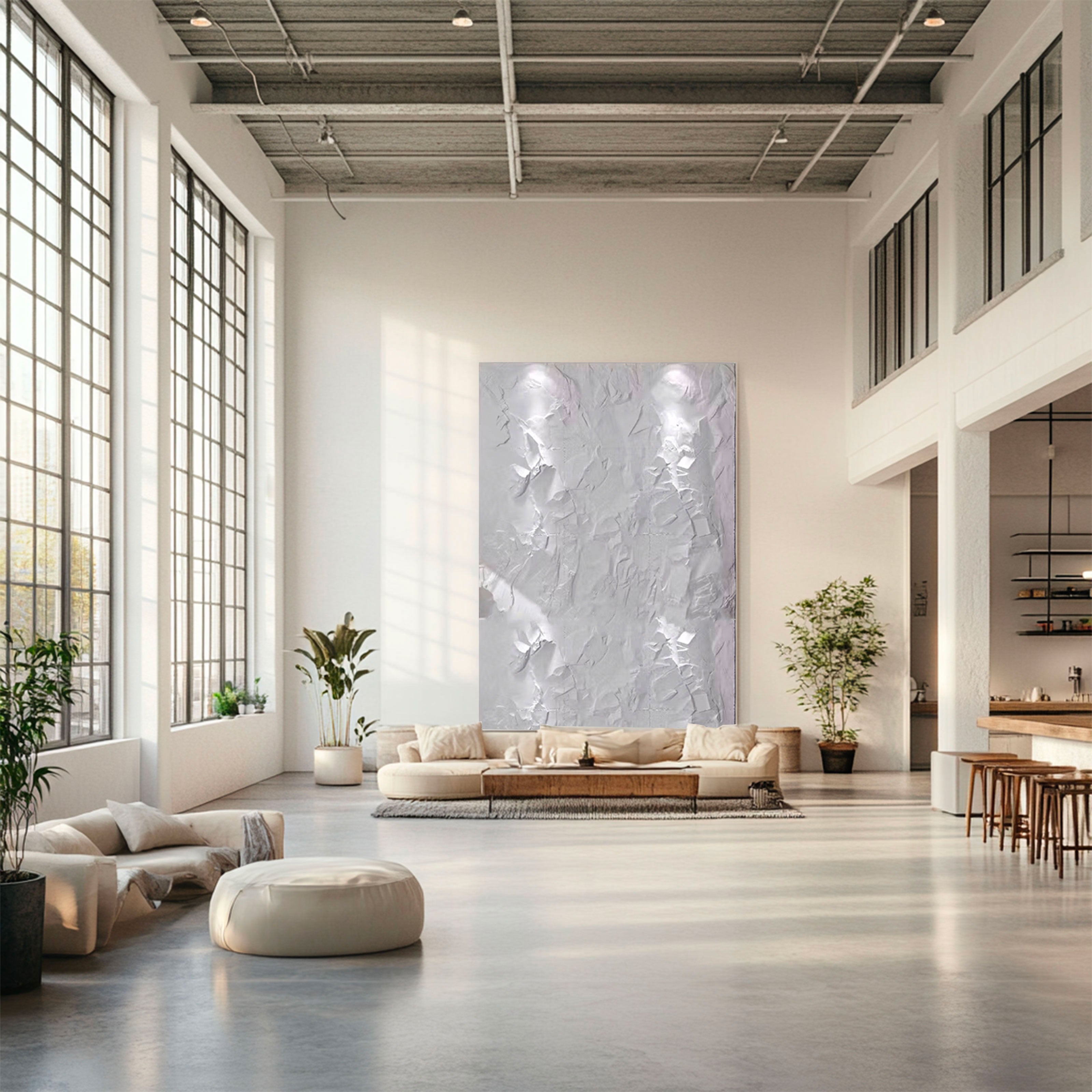 pannello di Rivestimento interno-esterno in PU effetto pietra BIANCA ultrarealistico ed isolante 60x120cm in 3 modelli - Eternal Parquet