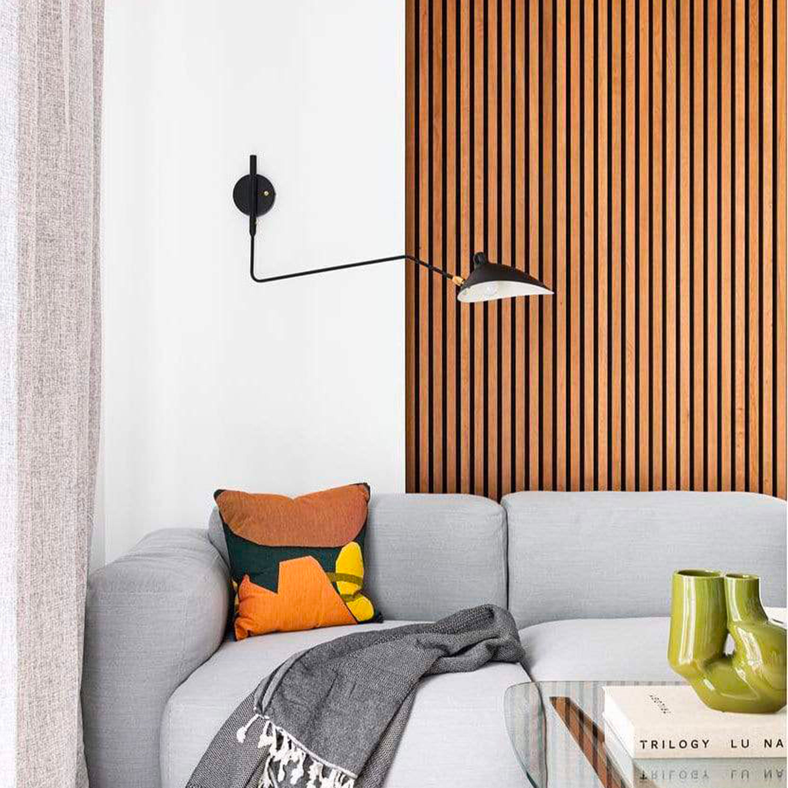 Pannello Acustico Feltro e fibra di legno Lamelli millerighe ROVERE ANTICO 120x34x1,5 - Eternal Parquet