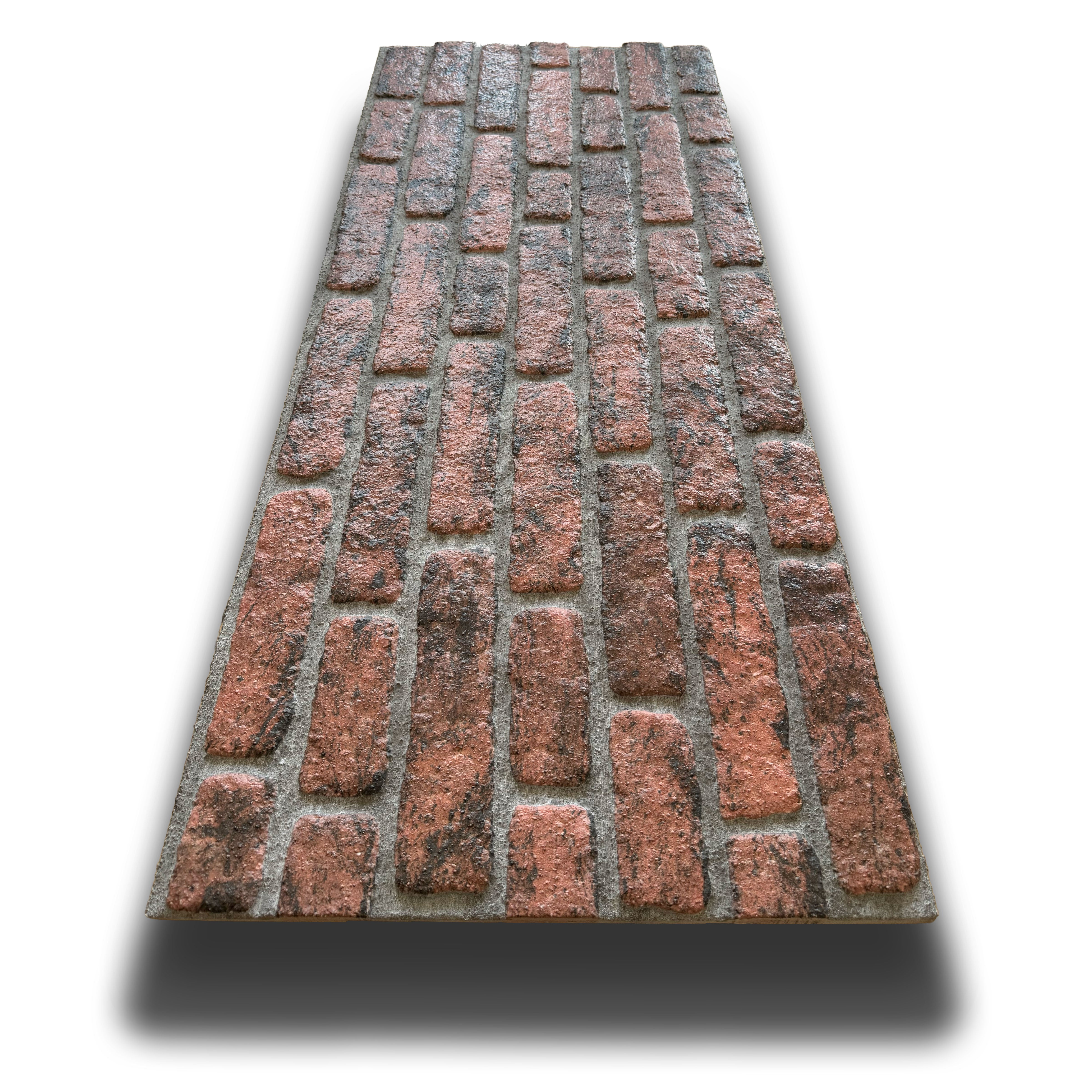 CAPPOTTO esterno - interno isolante in STYROFOAM 3D spess.2cm (120x50cm) con resine e malta mattoni officina - Eternal Parquet