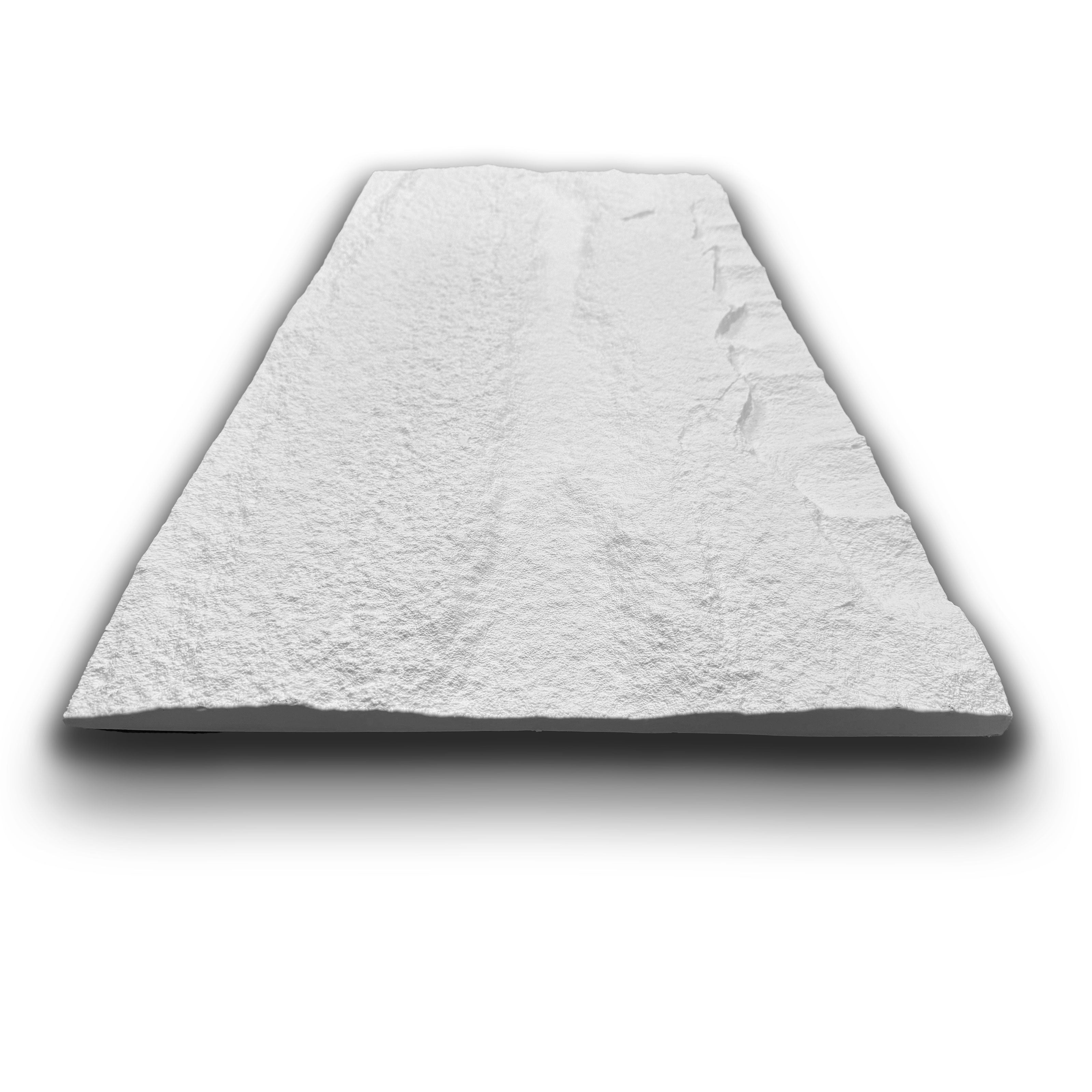 pannello di Rivestimento interno-esterno in PU effetto pietra BIANCA ultrarealistico ed isolante 60x120cm in 3 modelli - Eternal Parquet