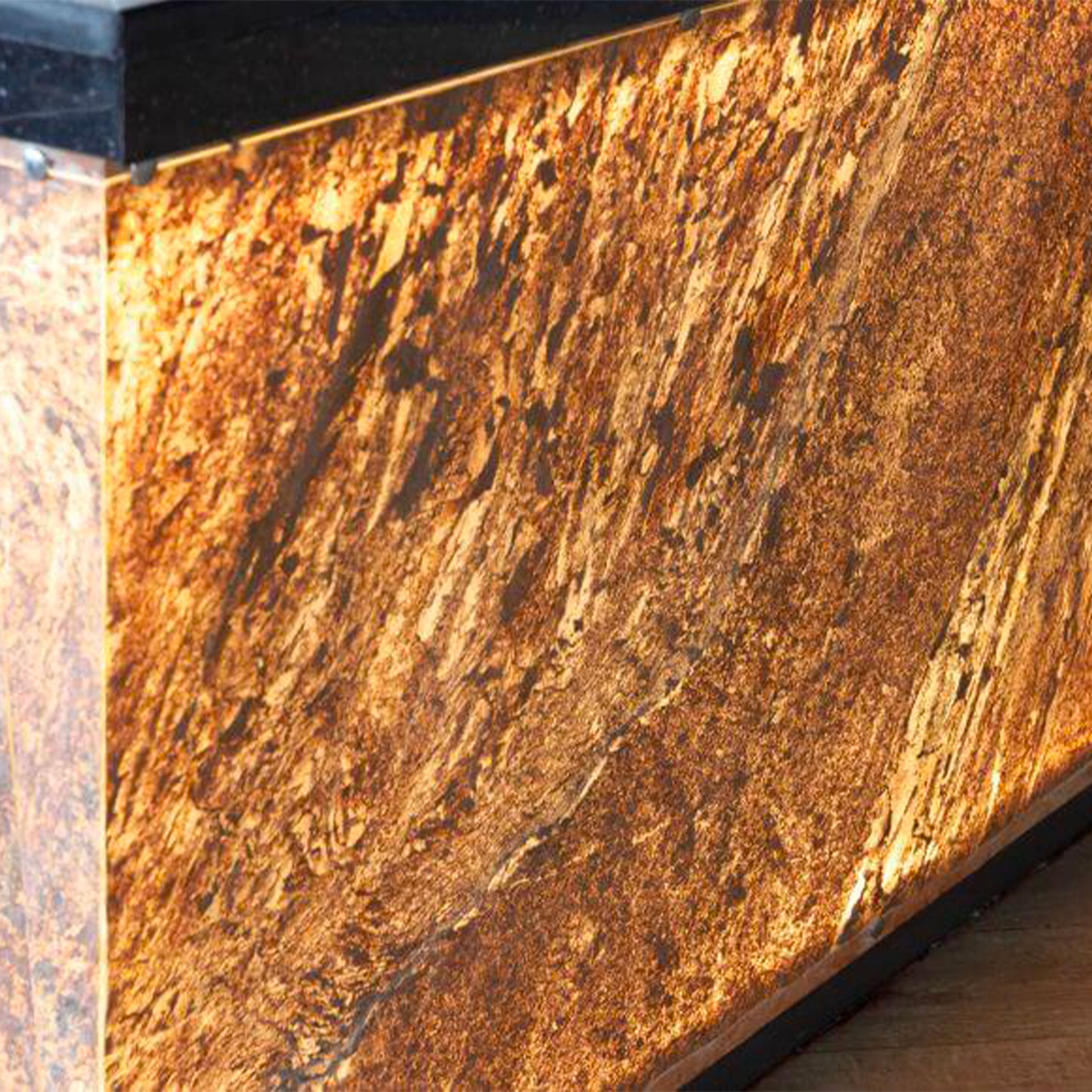 pannello rivoluzionario di Rivestimento interno-esterno in VERA PIETRA RETROILLUMINABILE flessibile 61x122x0,3cm LAGO Eternal Parquet