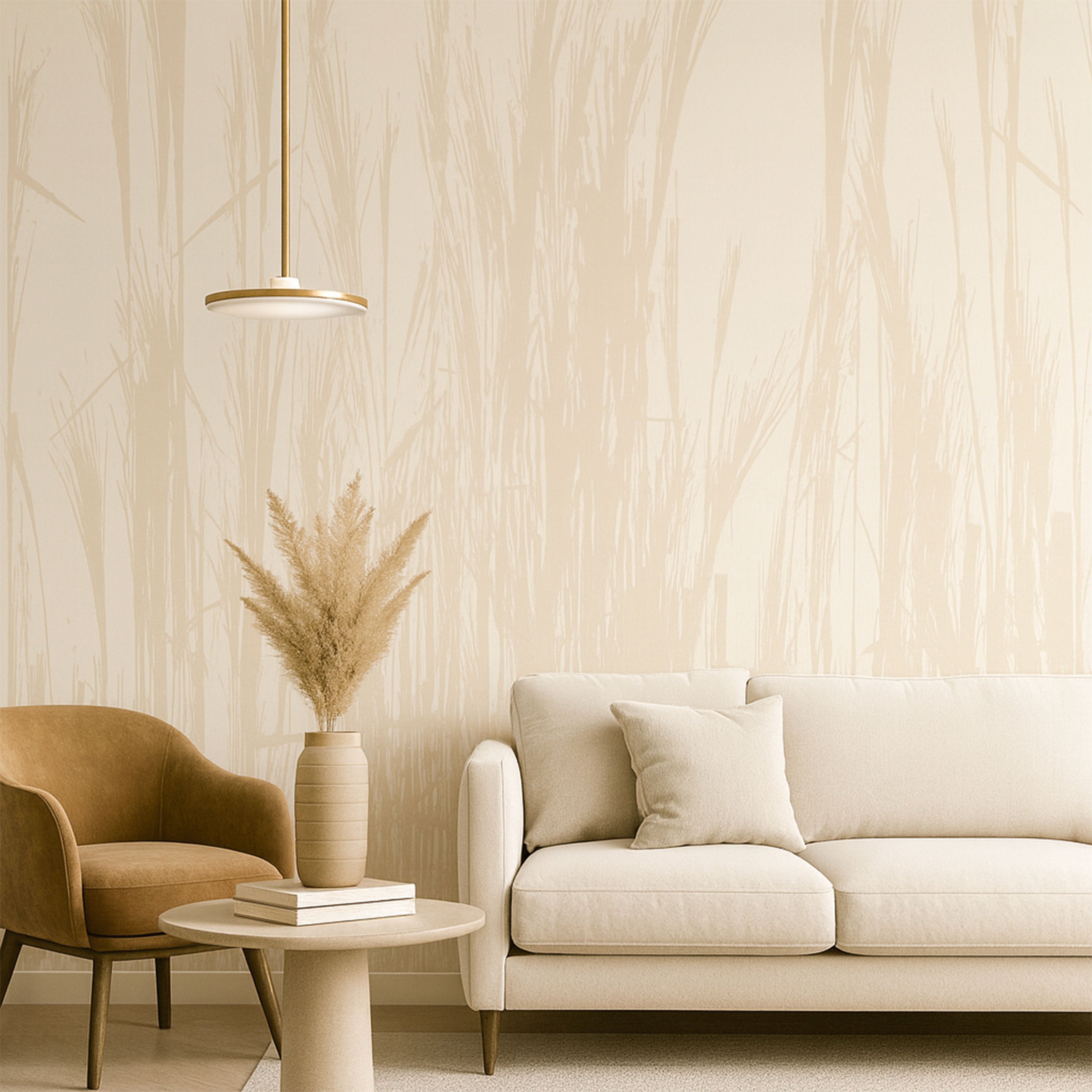 Pannello FOLIAGE 159x280cm di Carta da Parati TNT VINILICO a modulo raccordabile continuativo (3 teli/rotoli) - Eternal Parquet