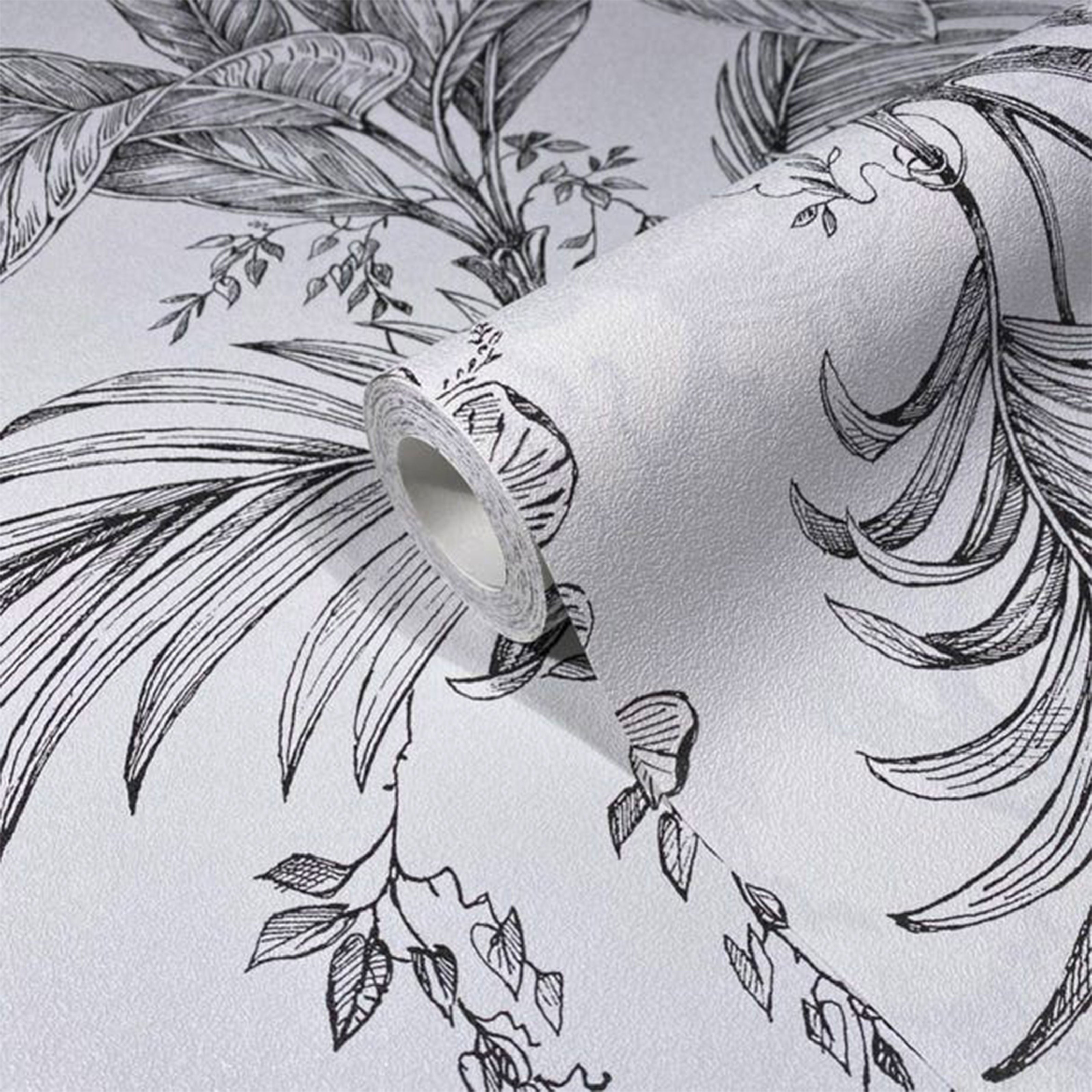 Pannello 159x270cm di Carta da Parati TNT a modulo raccordabile continuativo Voyager LEAVESBW Eternal Parquet