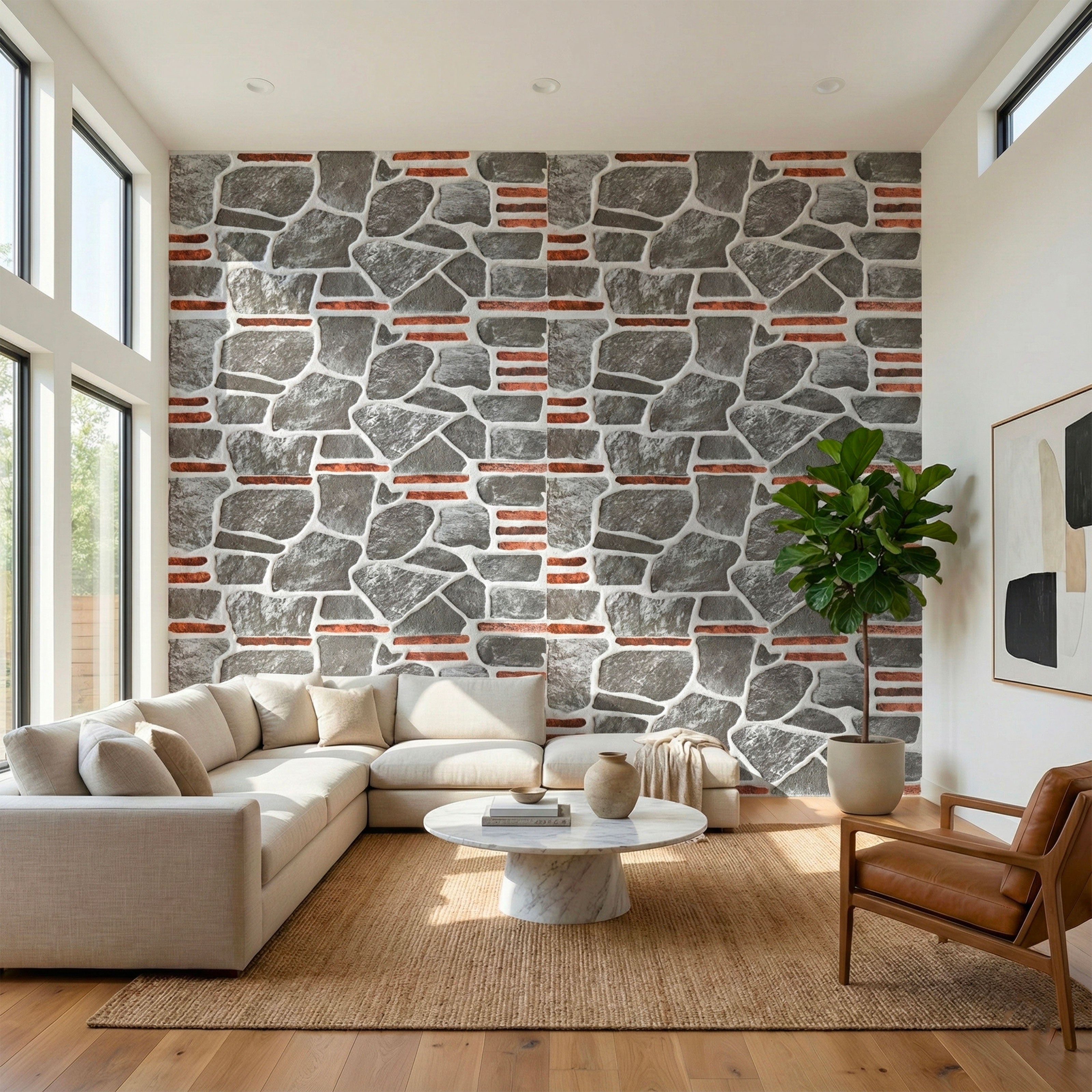 CAPPOTTO esterno - interno isolante in STYROFOAM 3D (120x50cm) con resine e malta Matton-pietra