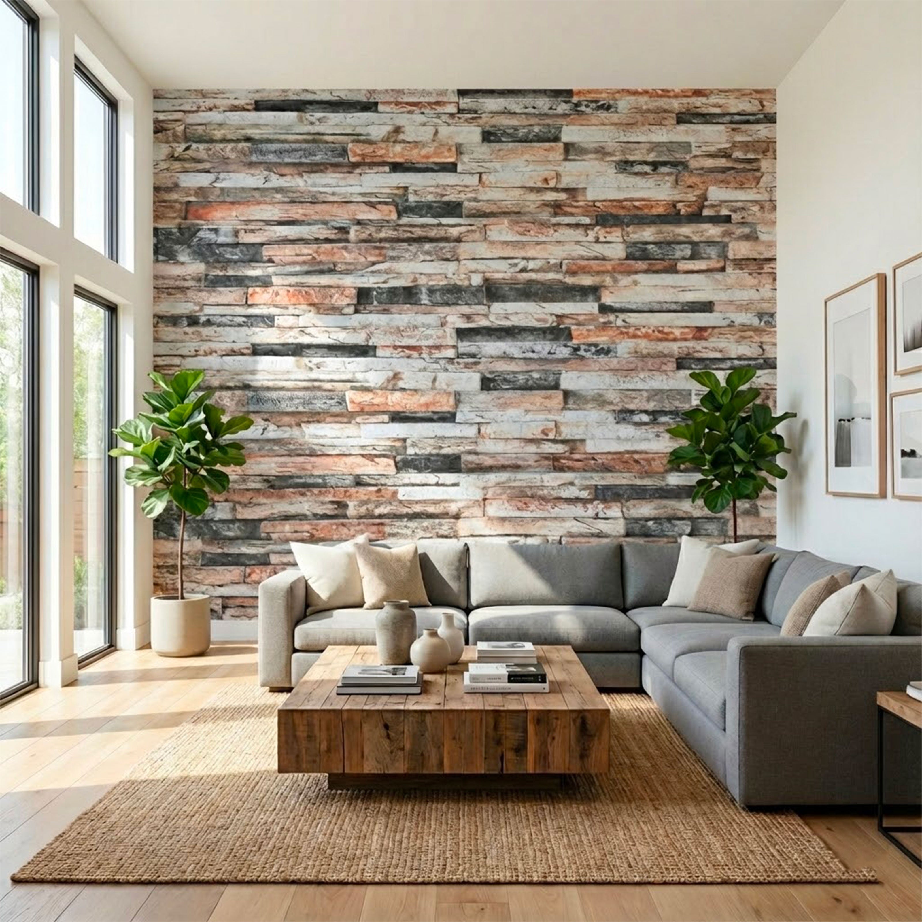 CAPPOTTO esterno - interno isolante in STYROFOAM 3D spess. 3,5cm (120x50cm) con resine e malta Pietre orizzontali