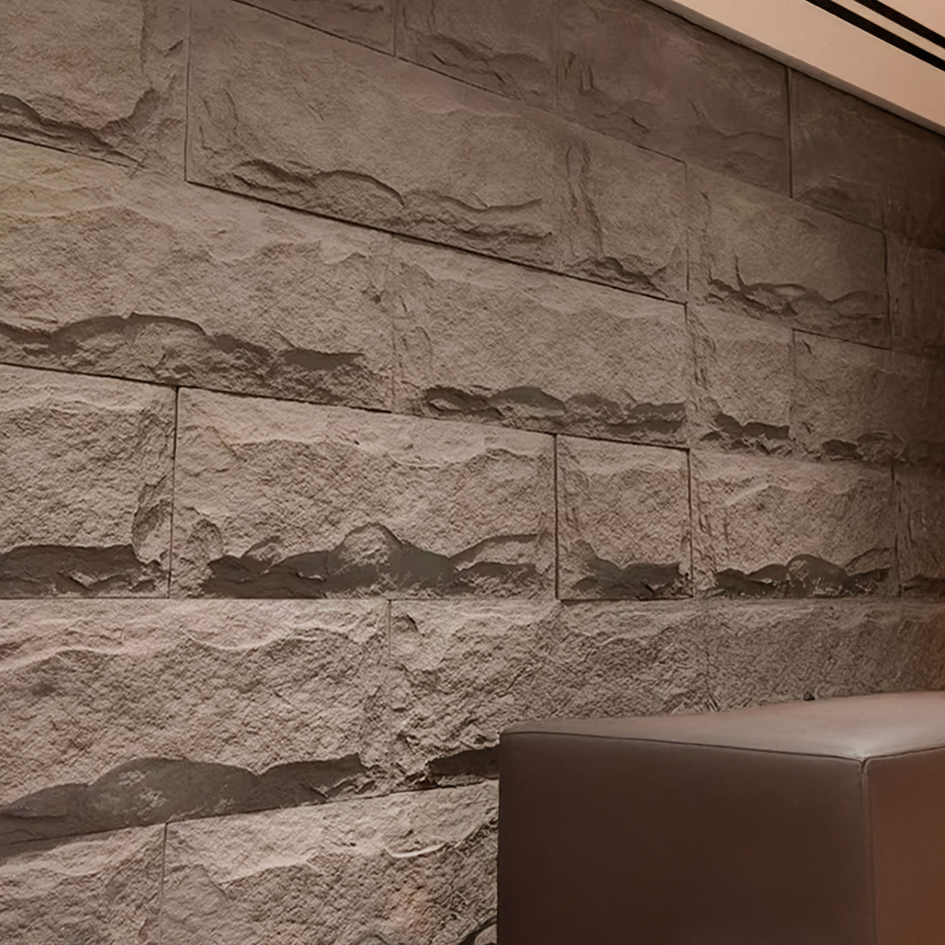 pannello di Rivestimento interno-esterno in PU effetto pietra CEMENTO ultrarealistico ed isolante 60x120cm in 3 modelli - Eternal Parquet