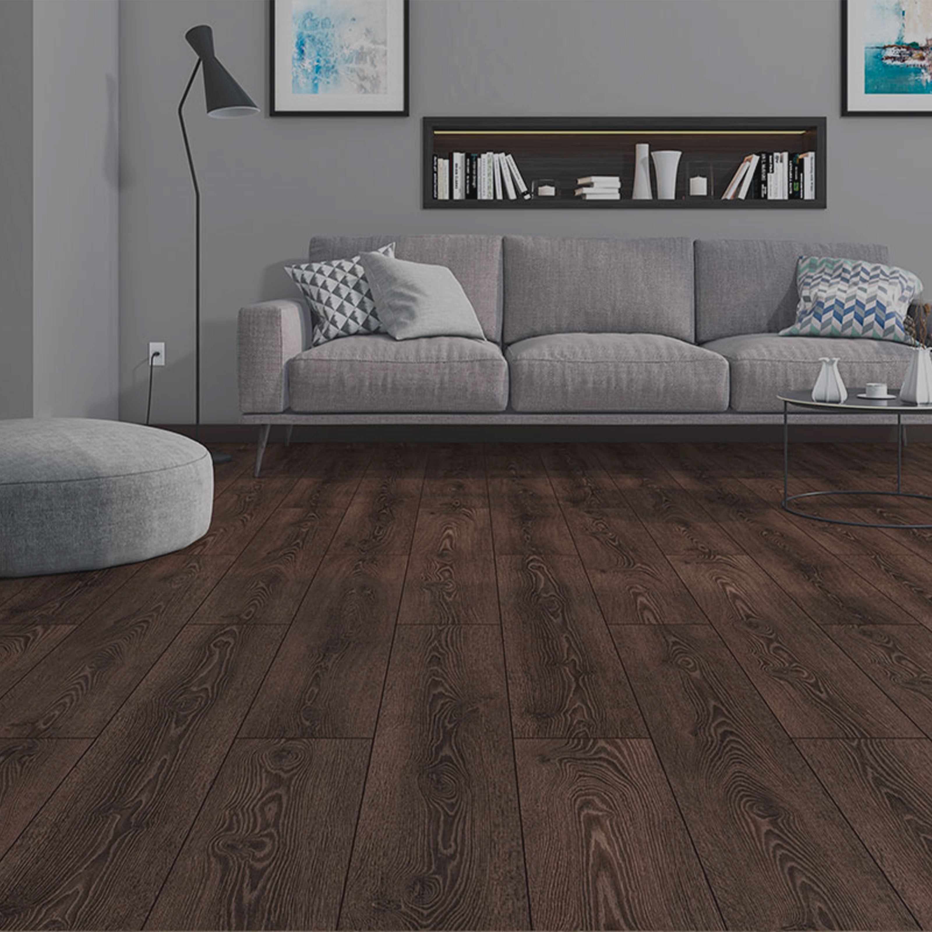 Pavimento in laminato AC4 8mm Click a REGISTRO bisellato HARBOUR 193x1205 - 15 anni garanzia