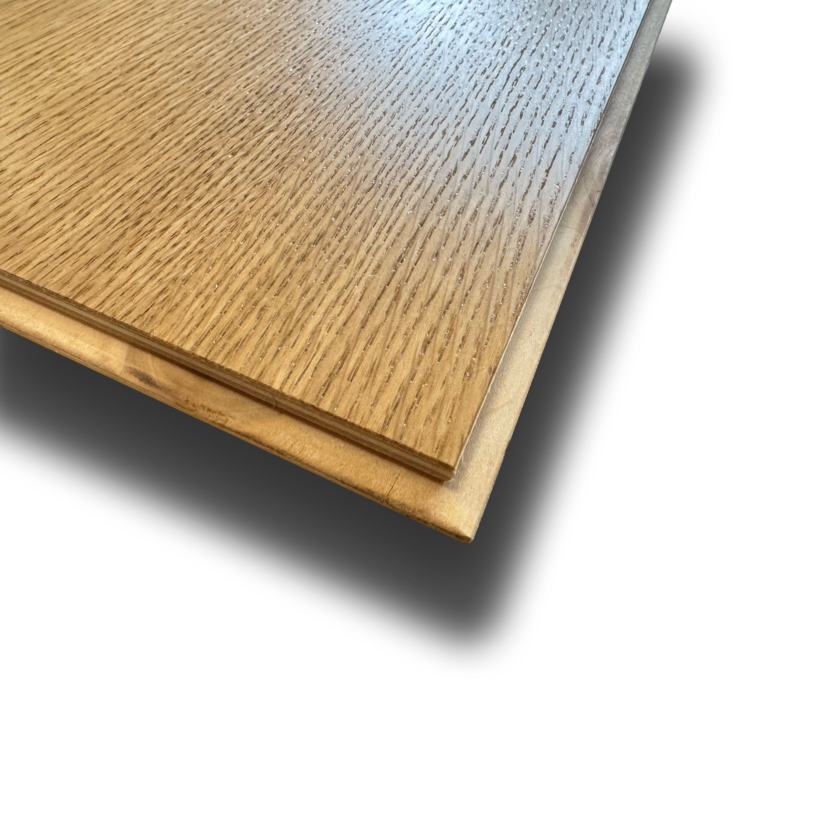 €29,99MQ *STOCK LUXURY* Lotto da 45mq Listoni in Rovere RIGATINO prefinito spazz. ANTIGRAFFIO 13x180x1500mm - Eternal Parquet