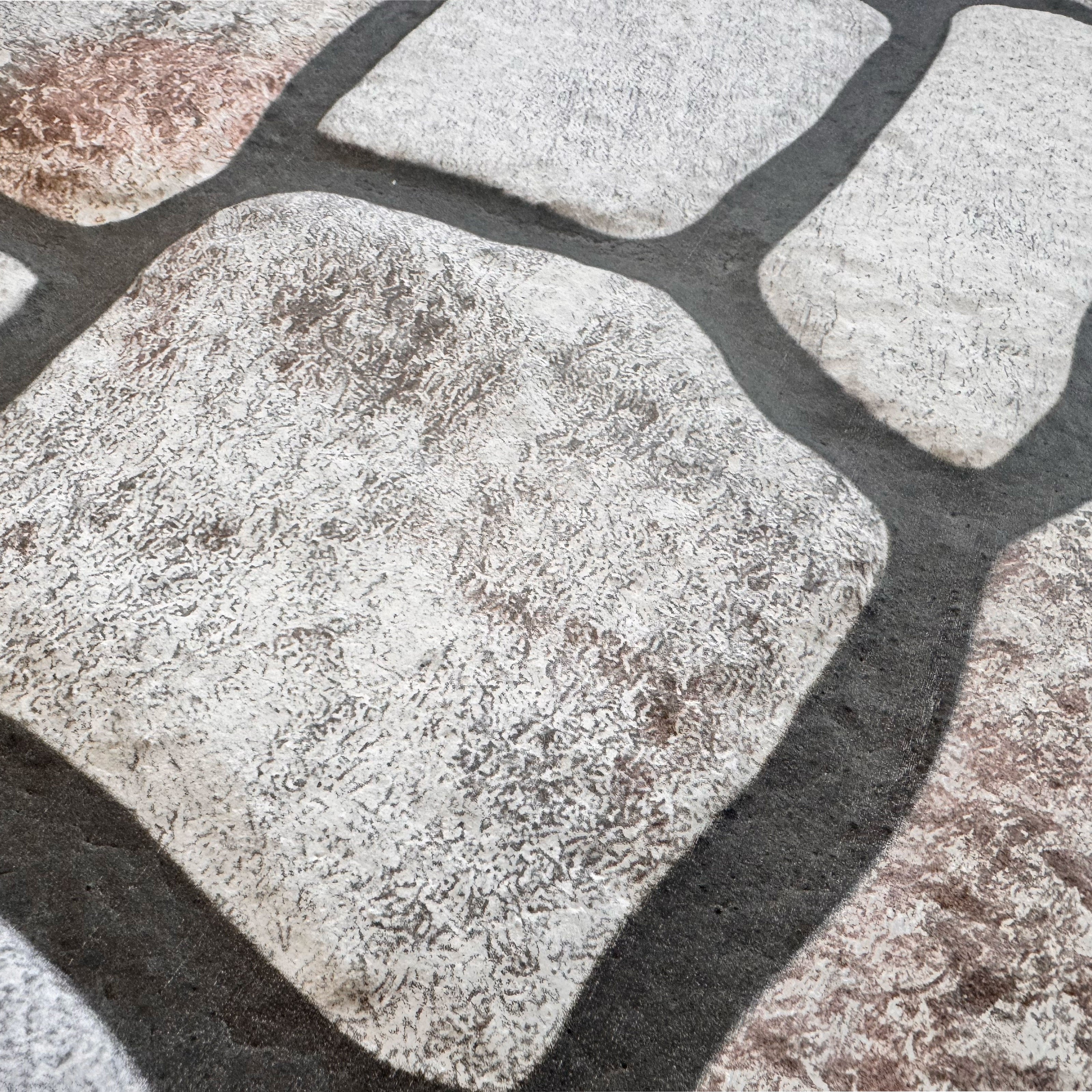 CAPPOTTO esterno - interno isolante in STYROFOAM 3D spess. 3,5cm (120x50cm) con resine e malta Pietra levigata