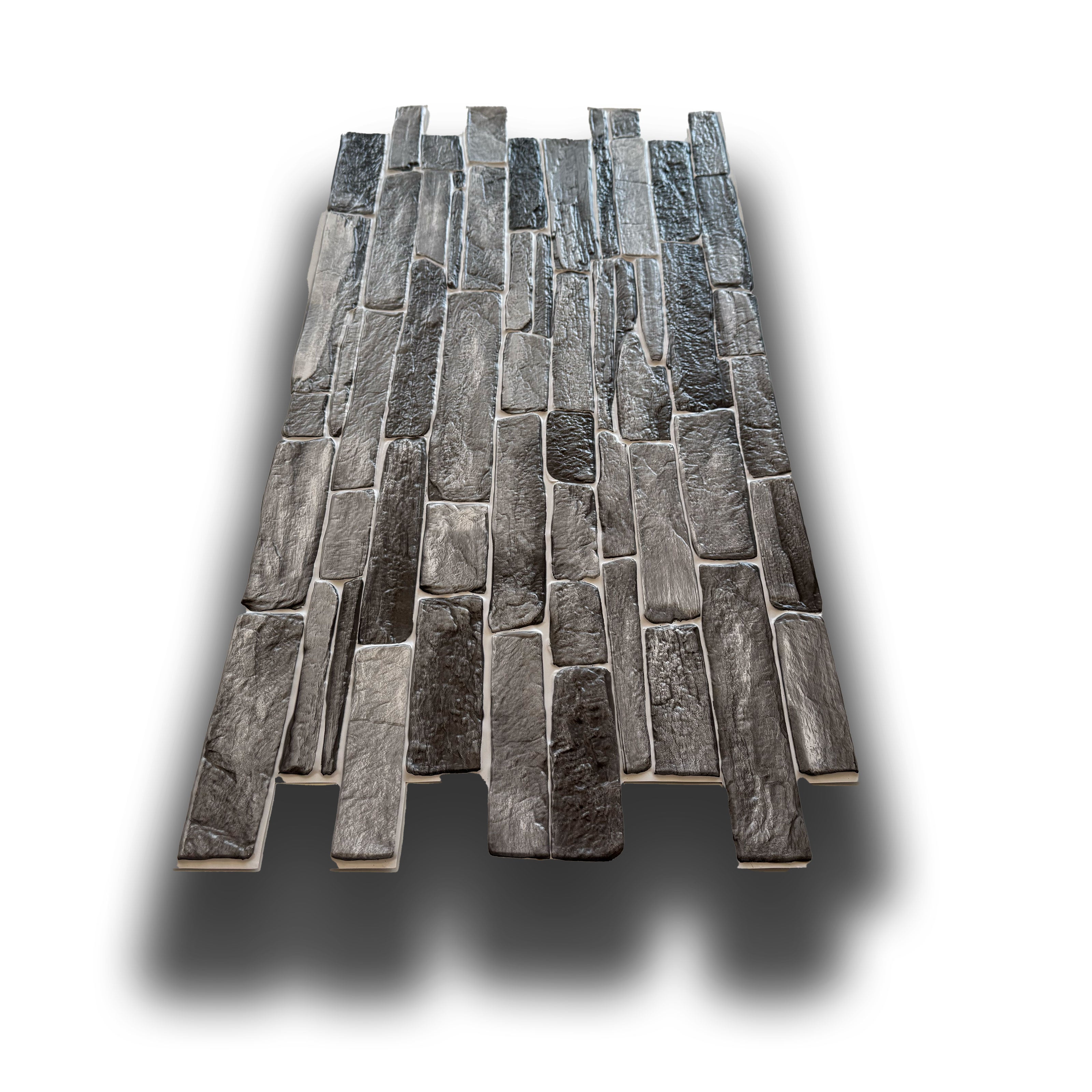 Pannelli 3D Rivestimento a parete in PVC effetto PIETRA LAVICA 96x48cm Realistici, isolanti, idrorepellenti. - Eternal Parquet