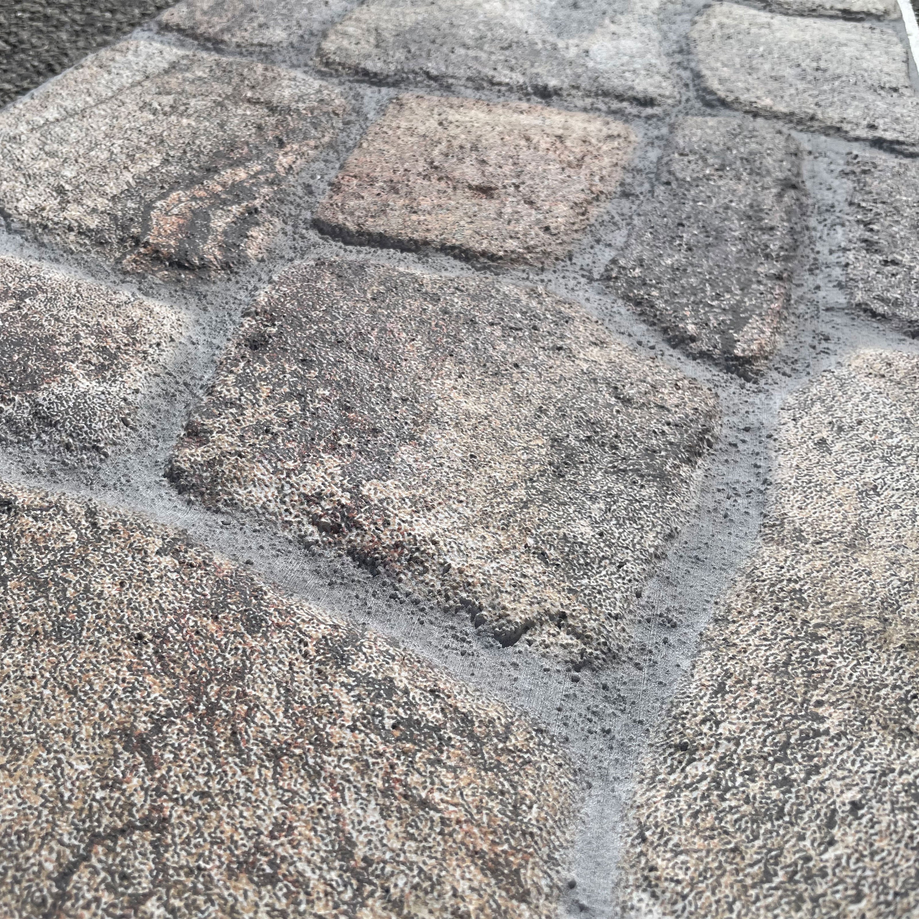 CAPPOTTO esterno - interno Pannello STYROFOAM e PIETRA GRIGIA 120x50cm spess. 4cm "con incastri" - Eternal Parquet