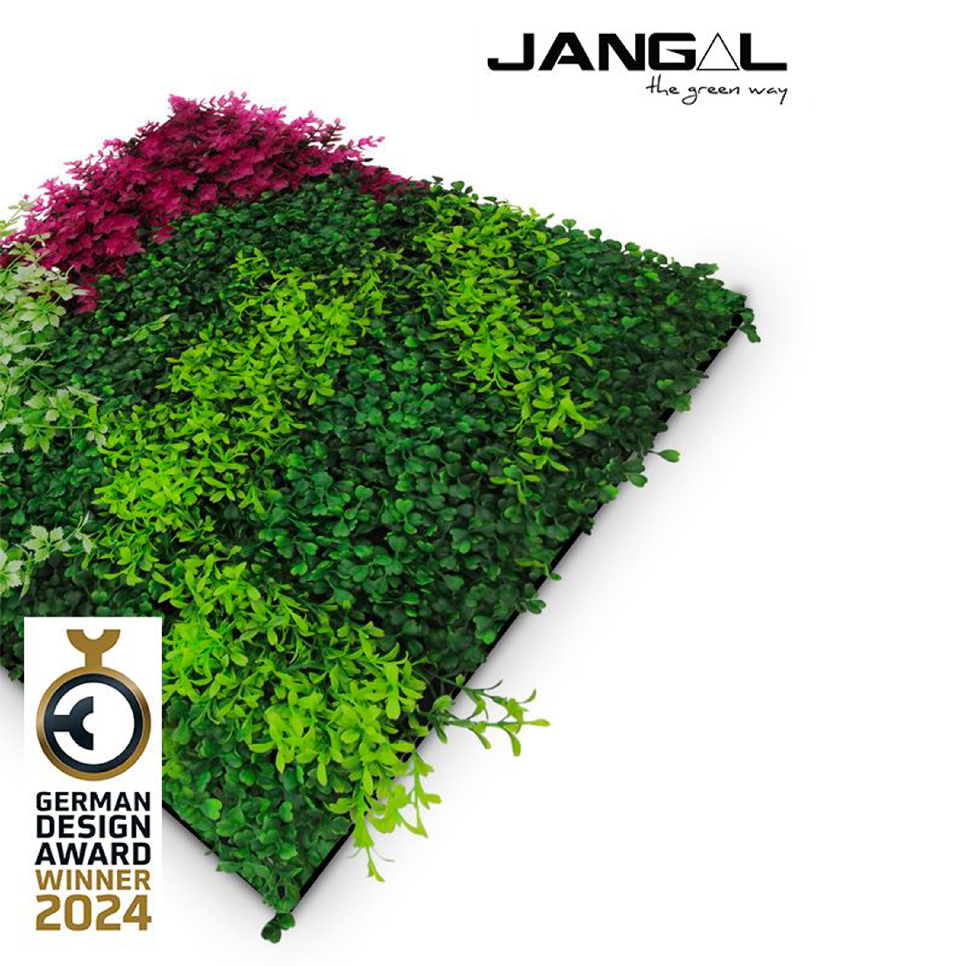 JANGAL Pannelli acustici Modulabili in FLORA sintetica ULTRAREALISTICA 52x52cm mod. PINK MIXED - Eternal Parquet