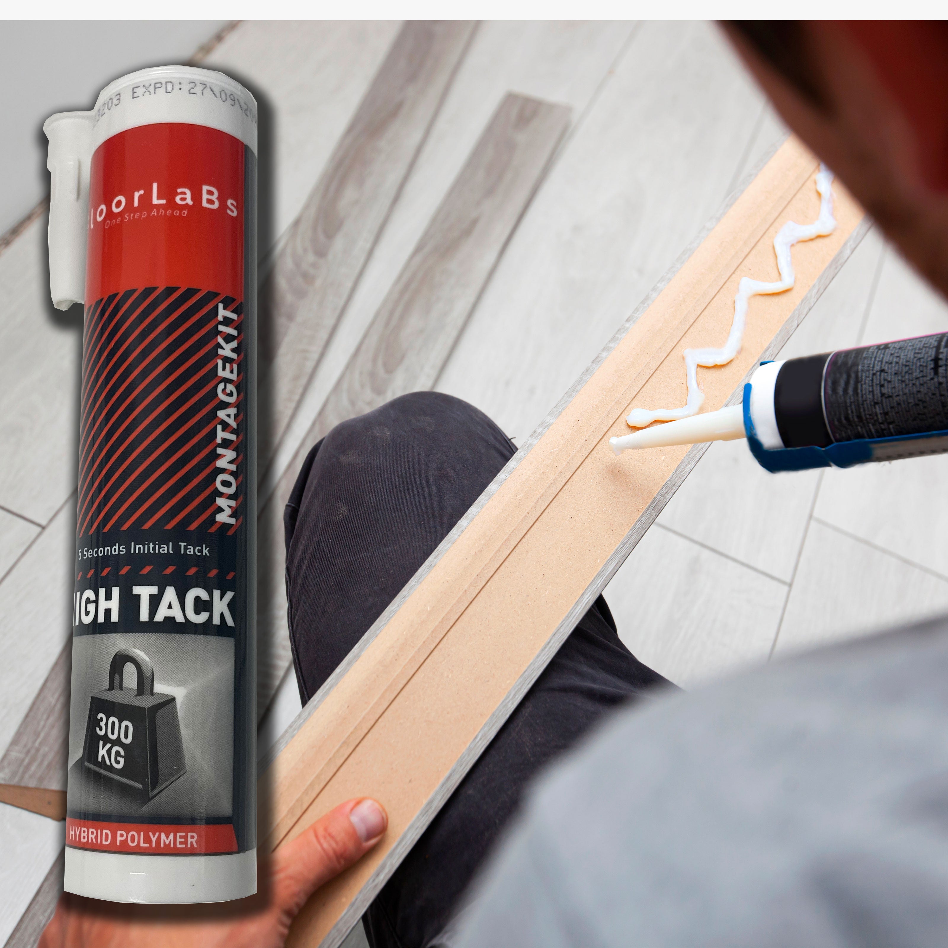 Adesivo SUPERPOTENTE 290ml a Polimeri ibridi, presa 5 secondi fino a 300kg - Eternal Parquet