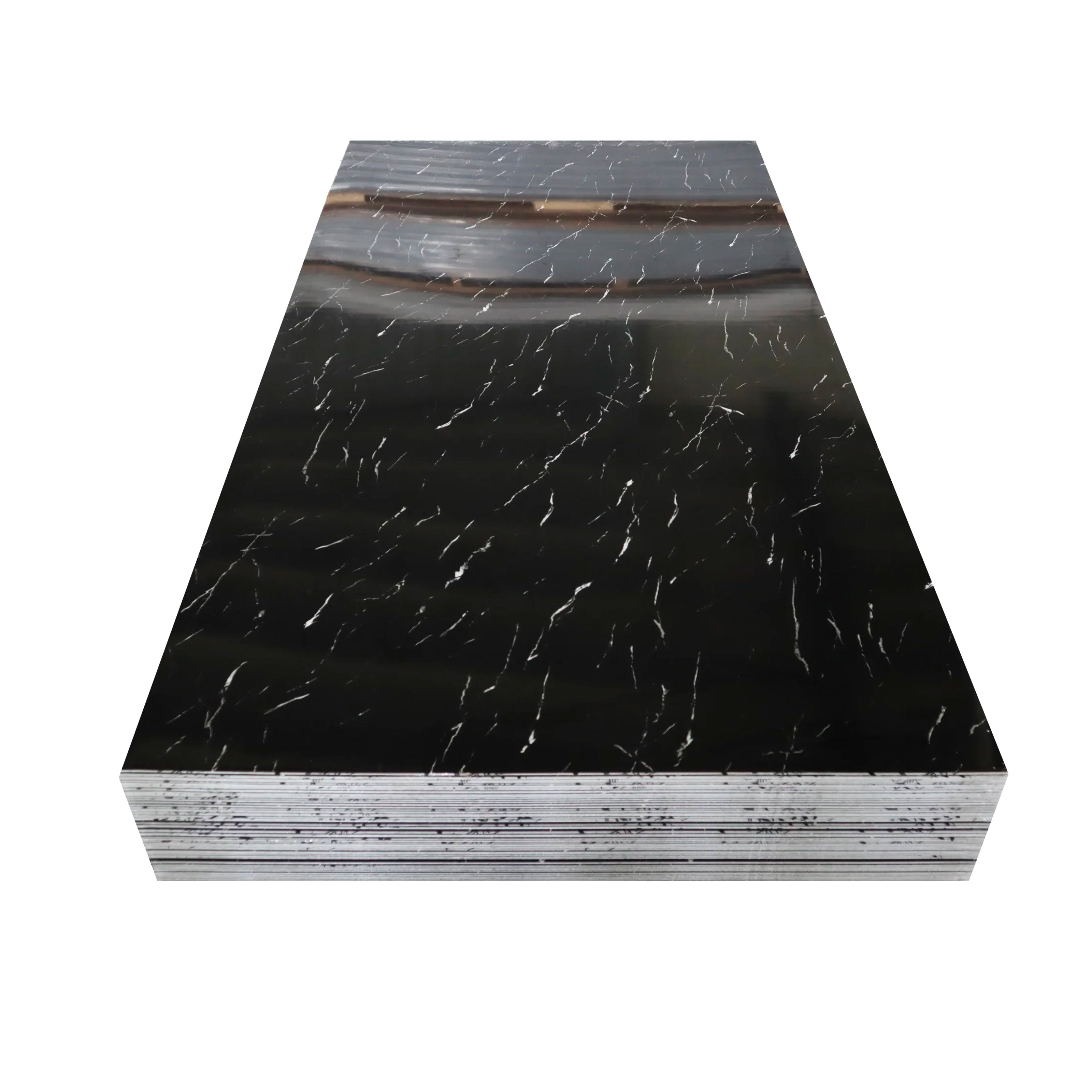 Pacco da n.4pz (2,9mq) Pannelli rivestimento in Polimeri Ultrarealistico effetto Marmo lucido 1220x600x4mm mod.PROCIDA - Eternal Parquet