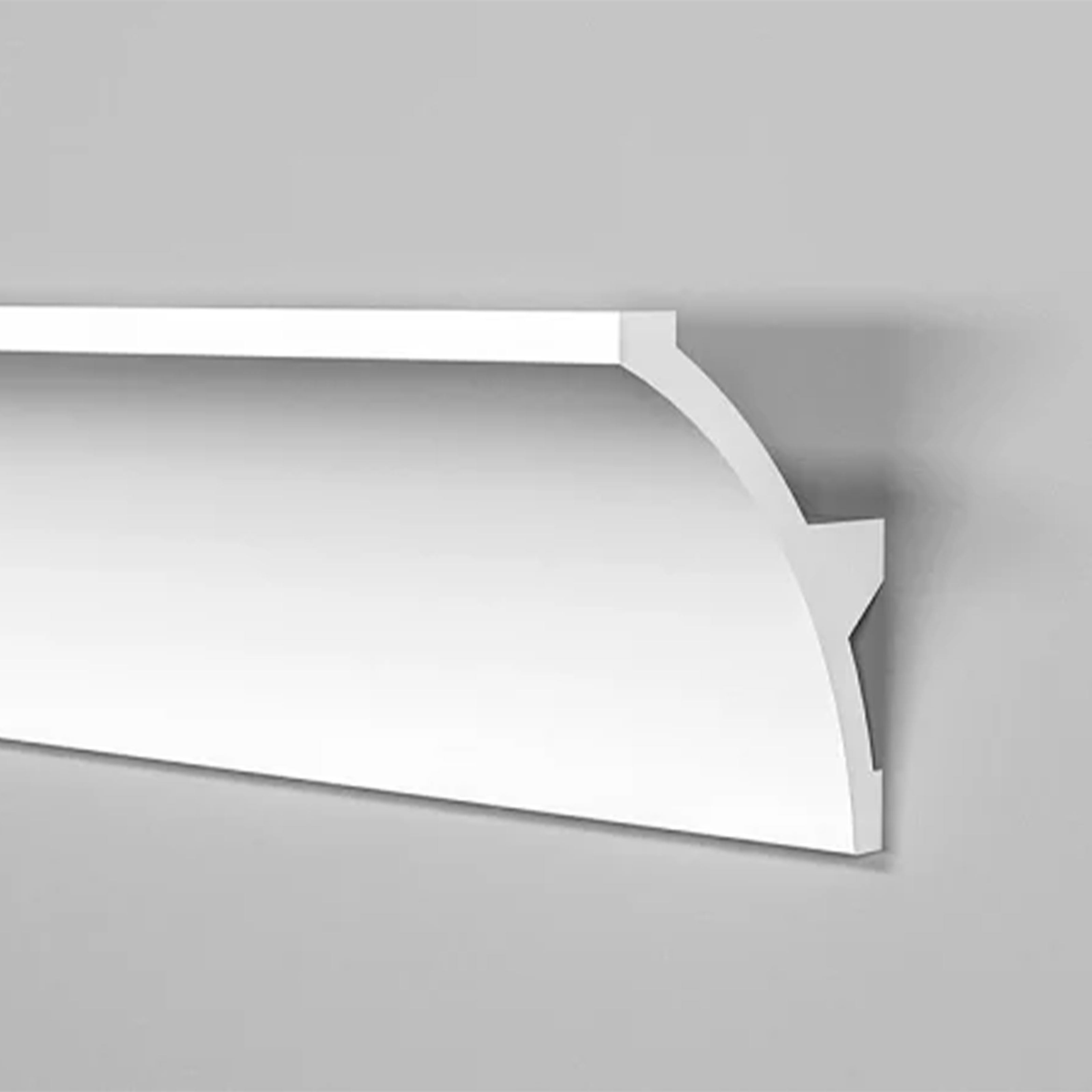 100ml di CORNICE A SOFFITTO con predisposizione LED 60x80x2000mm in POLIMERI - Polistrutturato - Eternal Parquet