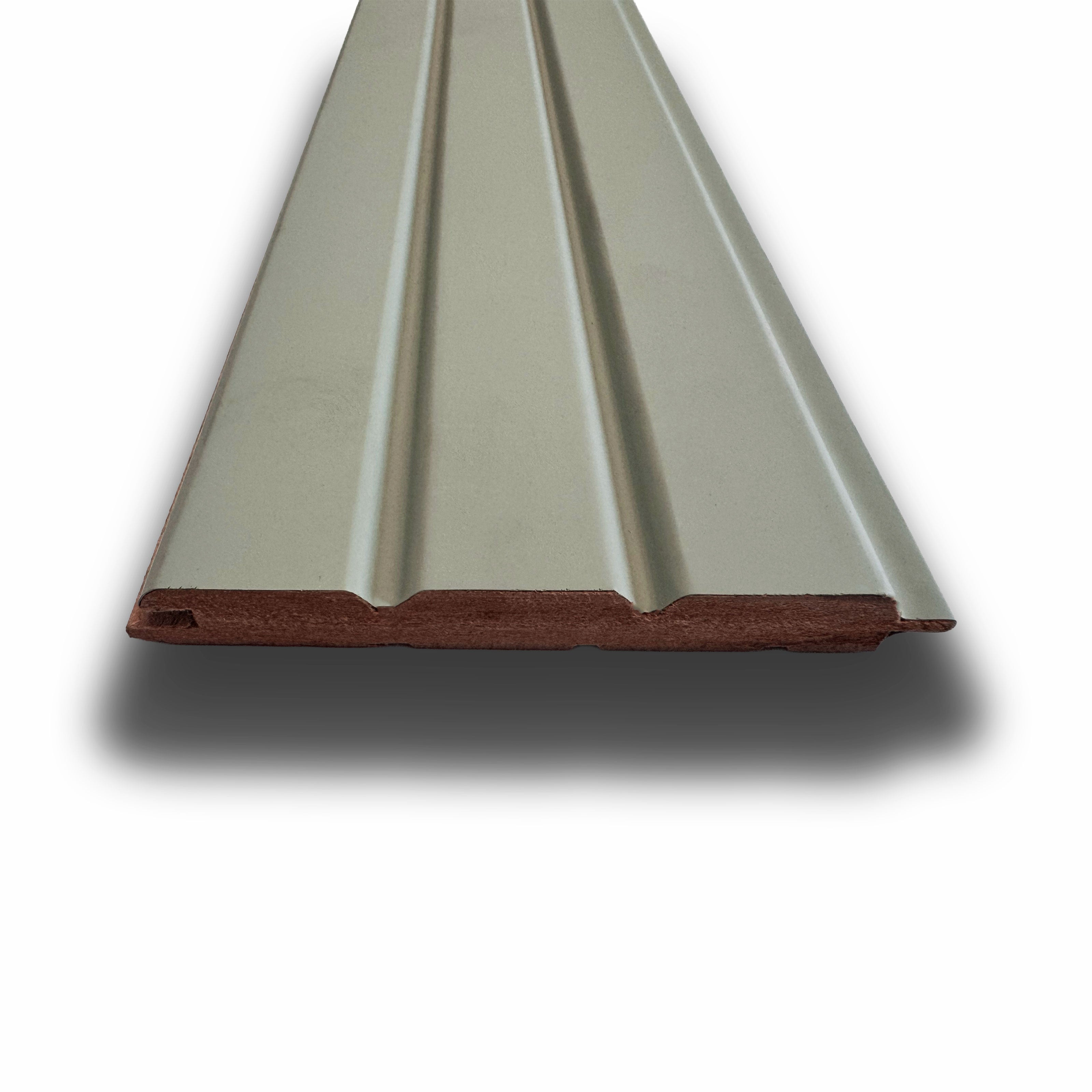 €5,35ml - Asta intera 14x117x2800mm di Rivestimento a Lamelli in fibra di legno SILK TOUCH - SALVIA VELVET - Eternal Parquet