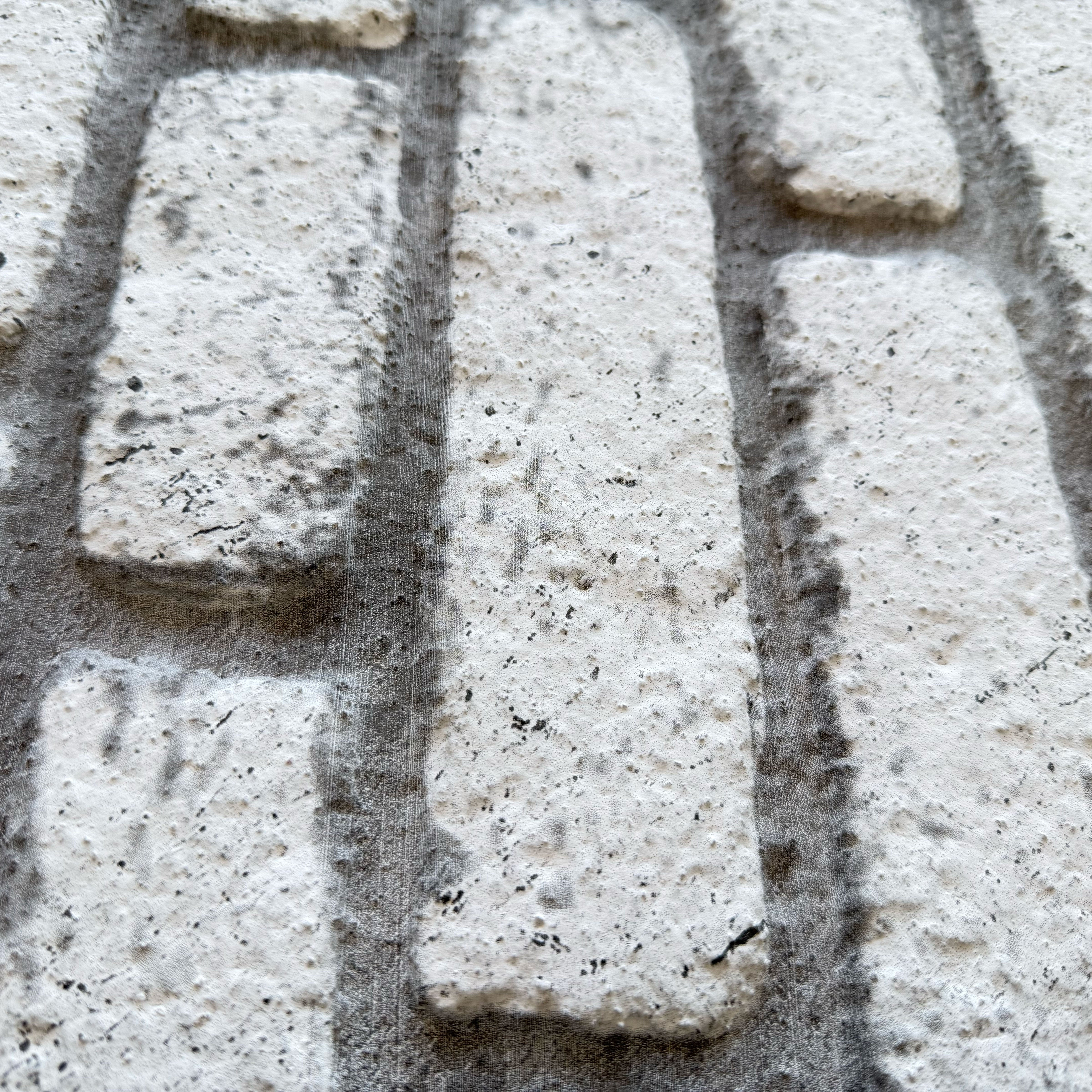 CAPPOTTO esterno - interno isolante in STYROFOAM 3D spess.2cm (120x50cm) con resine e malta mattoni Bianco provenza - Eternal Parquet