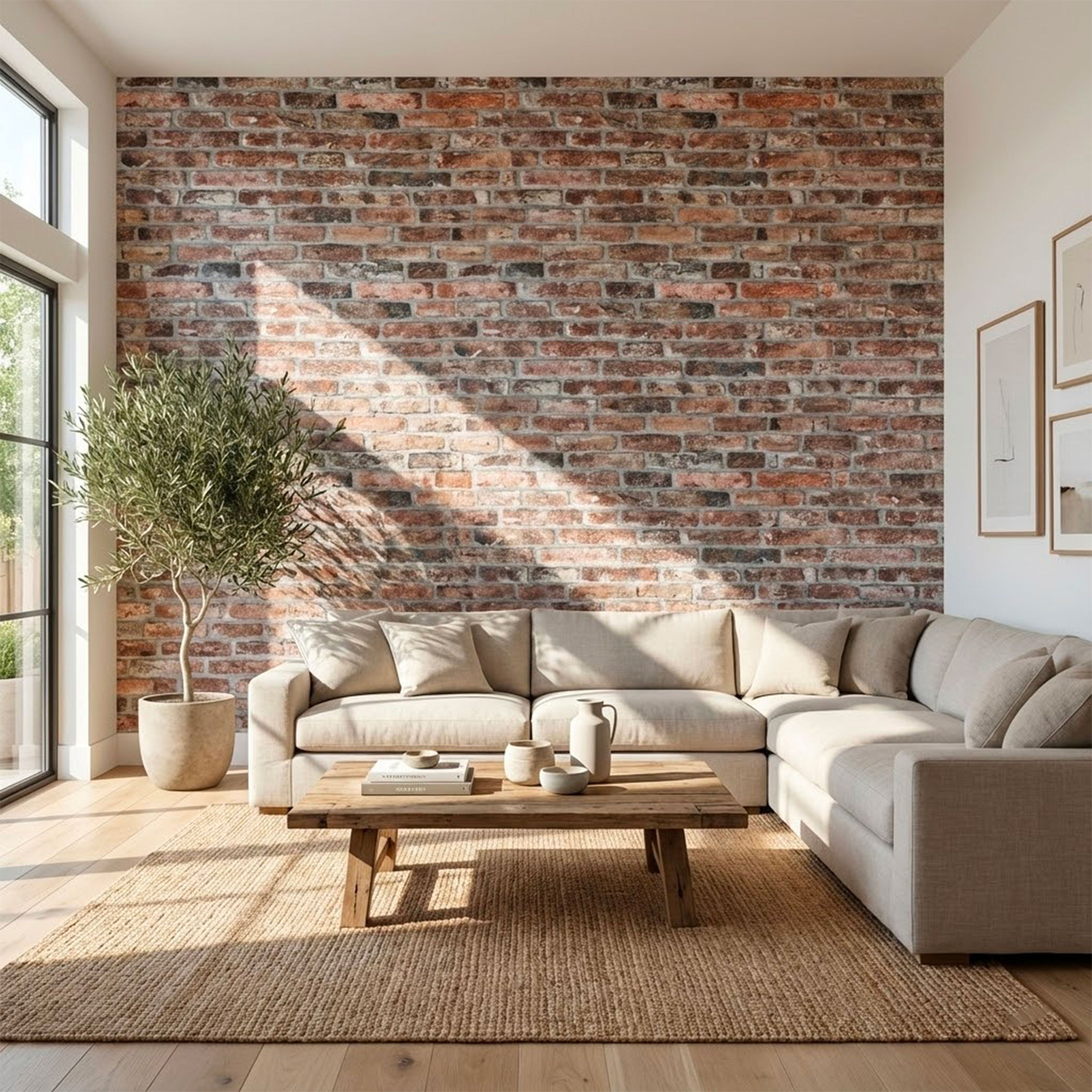 CAPPOTTO esterno - interno isolante in STYROFOAM 3D spess.2cm (120x50cm) con resine e malta Mattoni ossidati