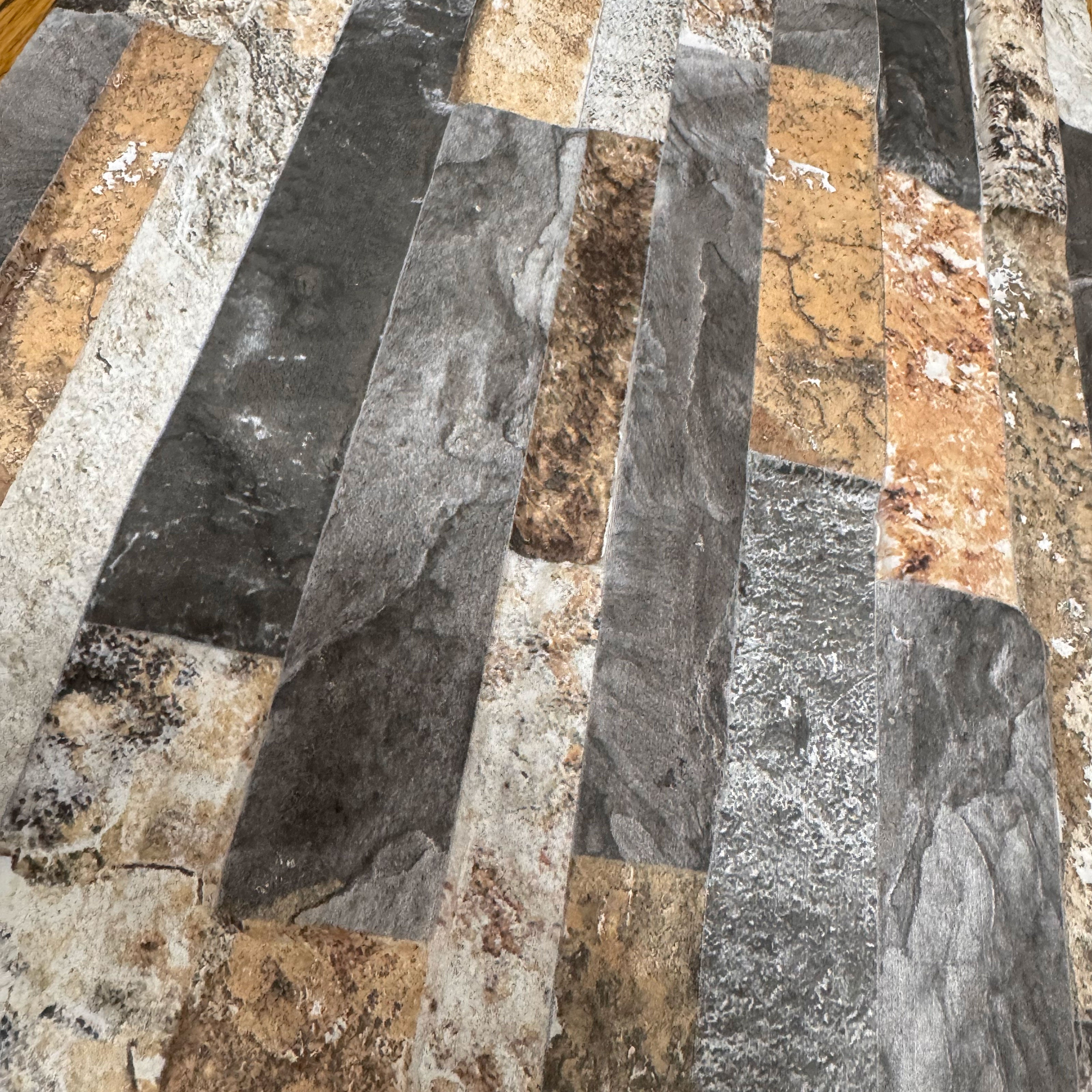 CAPPOTTO esterno - interno isolante in STYROFOAM 3D sp.2cm (120x30cm) con sabbiatura e malta Pietra mista