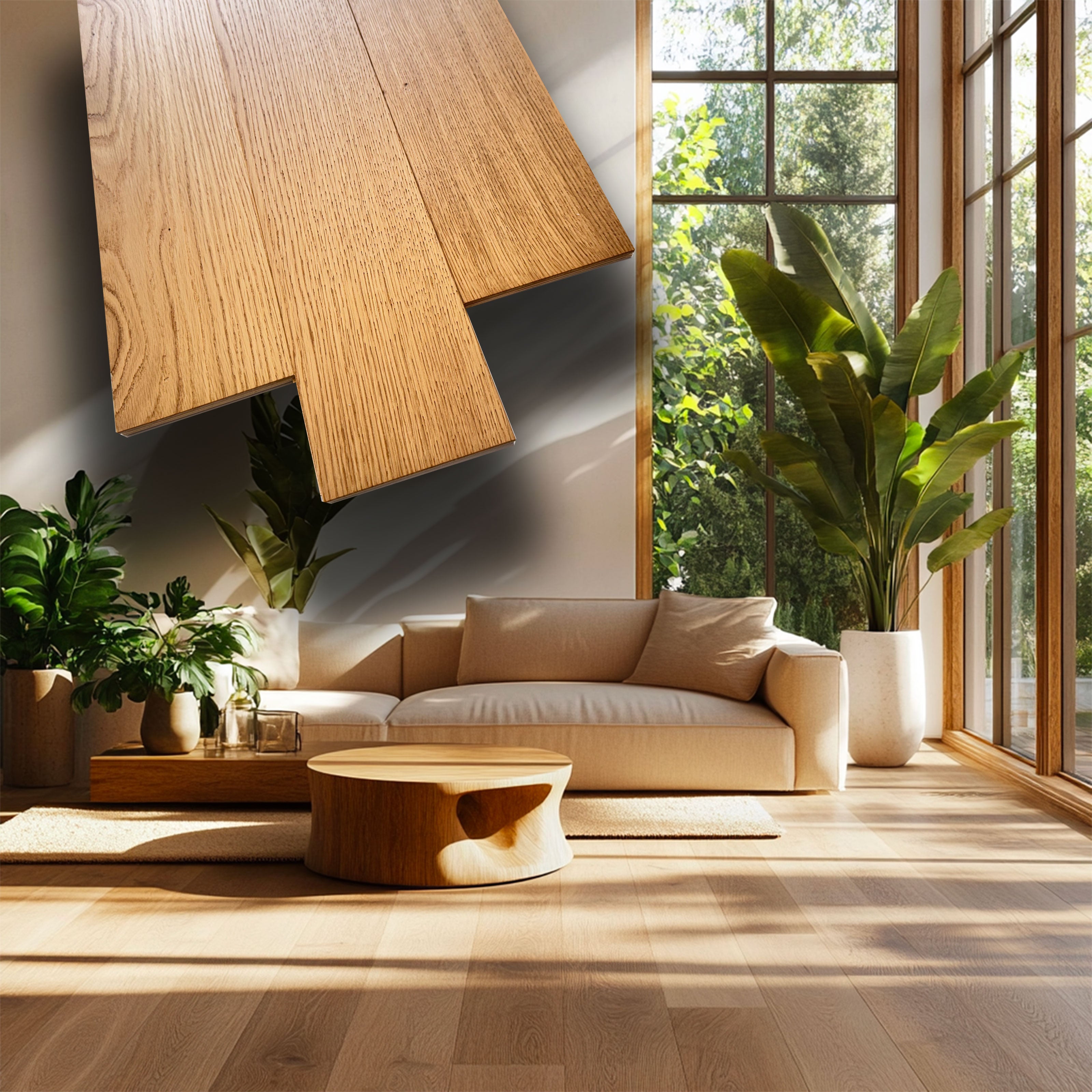 €34,99MQ *MEGA STOCK* Lotto da 144mq di Listone prefinito ROVERE SELECT Vern. bisell. Spazz. 12x120x600/1000mm (3 nobile) - Eternal Parquet