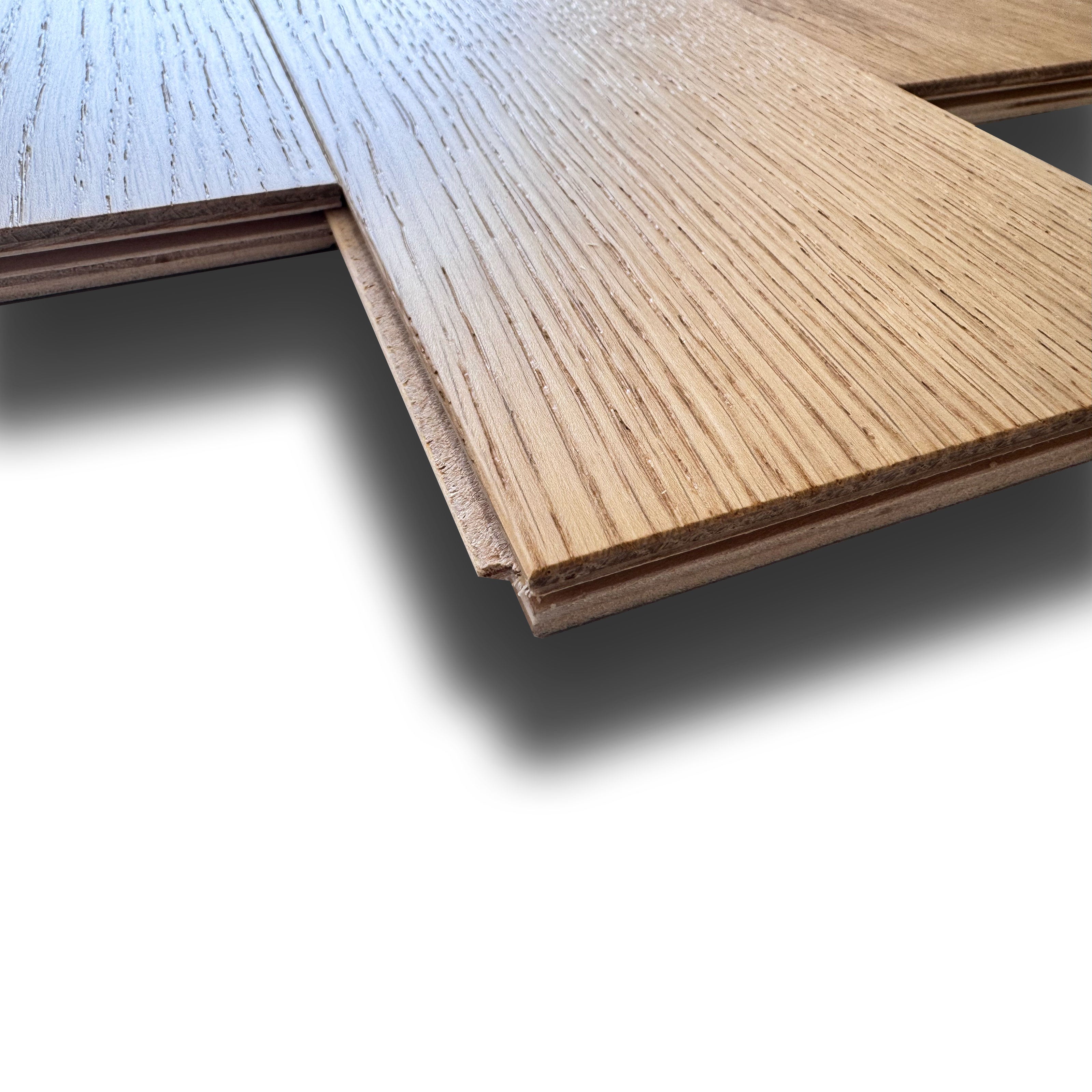 €34,99MQ *MEGA STOCK* Lotto da 144mq di Listone prefinito ROVERE SELECT Vern. bisell. Spazz. 12x120x600/1000mm (3 nobile) - Eternal Parquet