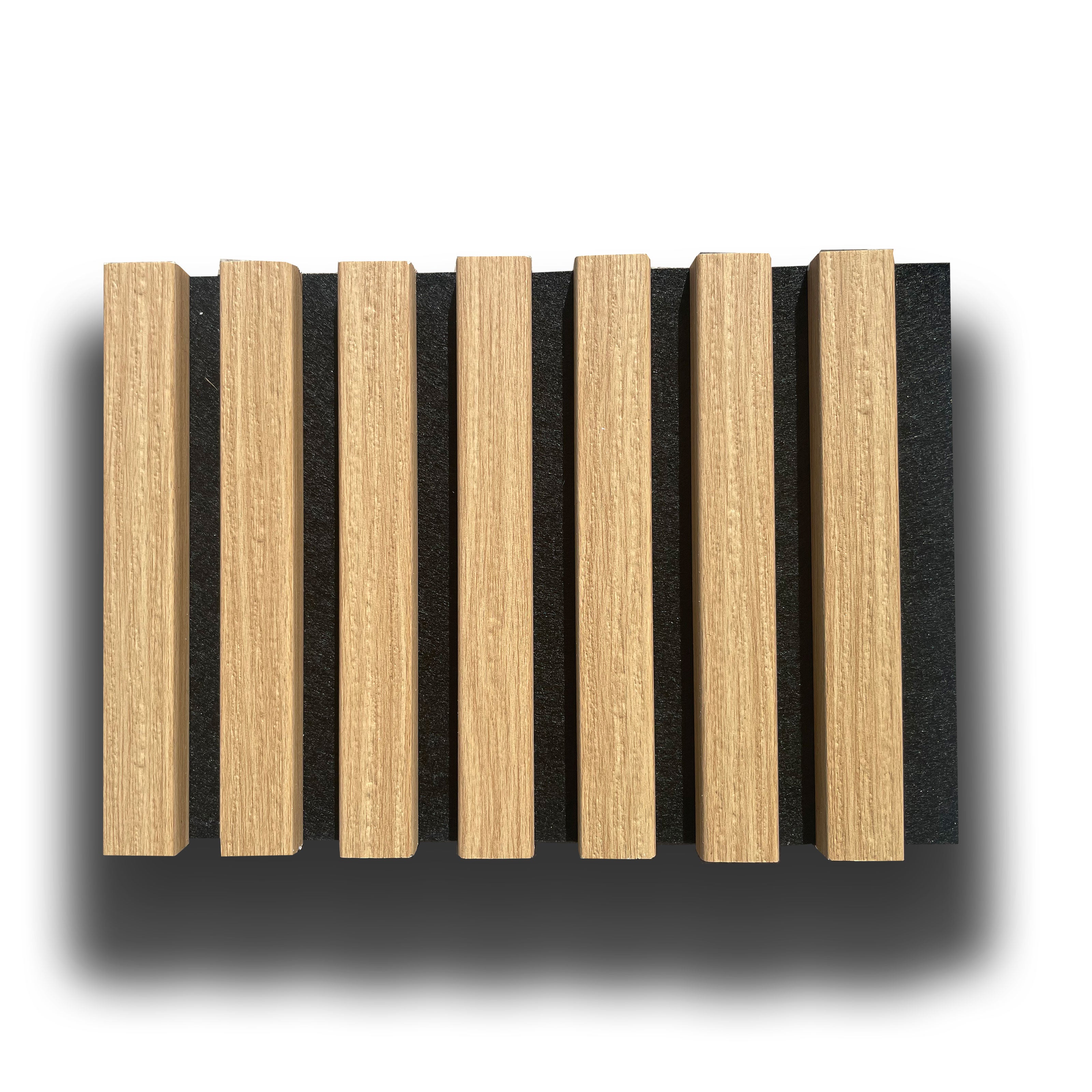 €49,90al mq - pacco da 3,6mq (due aste) 22x600x3000mm di Rivestimento ACUSTICO Pet e polimeri LAMELLI vari decori - Eternal Parquet