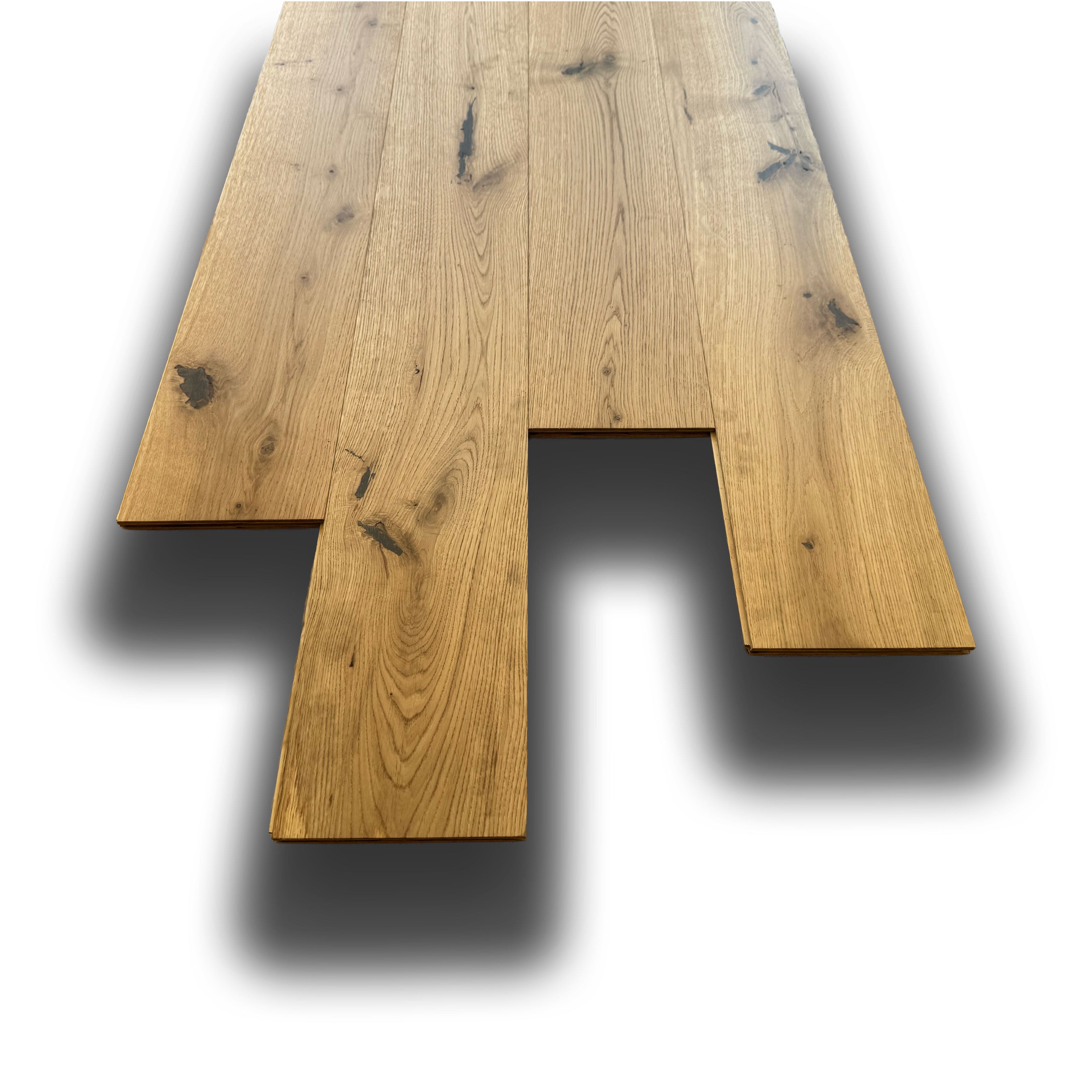 €44,99MQ *STOCK LUXURY* + Lotti da 62mq Maxilistone in ROVERE prefinito spazz. 15x180x2400mm (3mm nobile) - Eternal Parquet