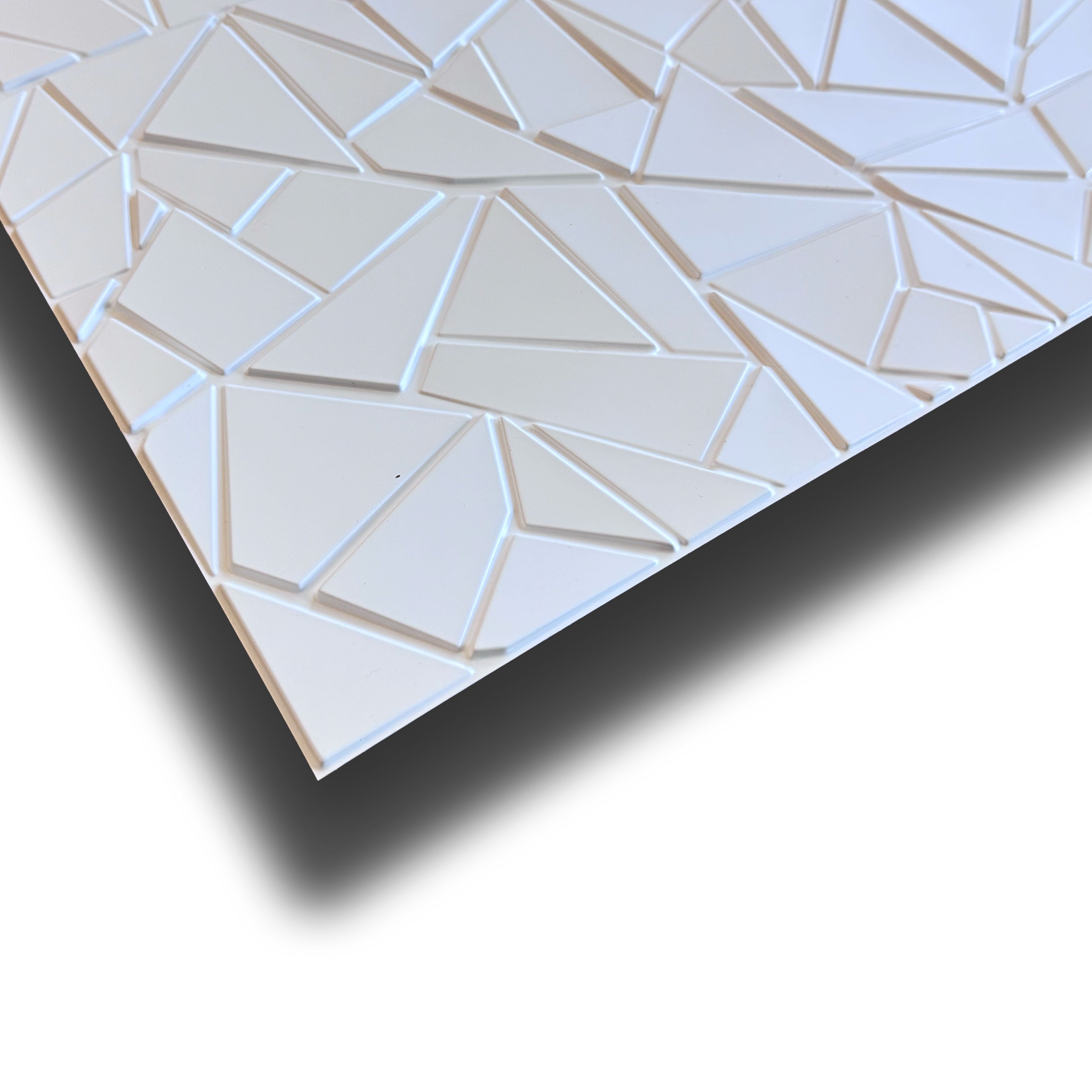 €3,49 pannello per boiserie a parete, rivestimento cassonato a soffitto e porte in PVC 3D 50X50cm mod. SCHEGGE - Eternal Parquet