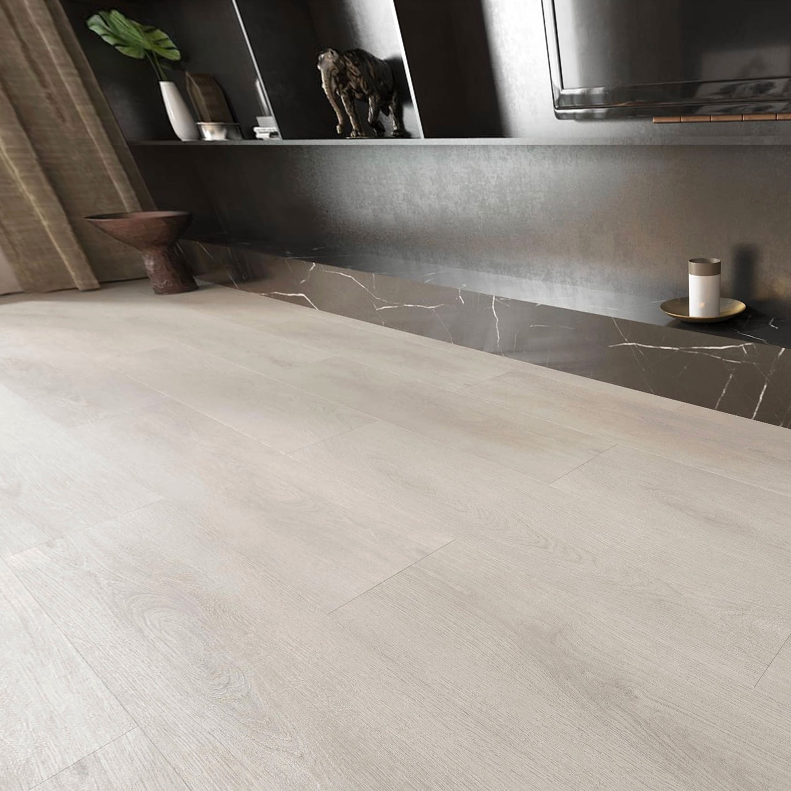 TAAC! il Pavimento SPC in Polvere di Pietra Fast-click 5mm (sp.4+1) HI-RES 1220x228mm mod. SATURNO - Eternal Parquet