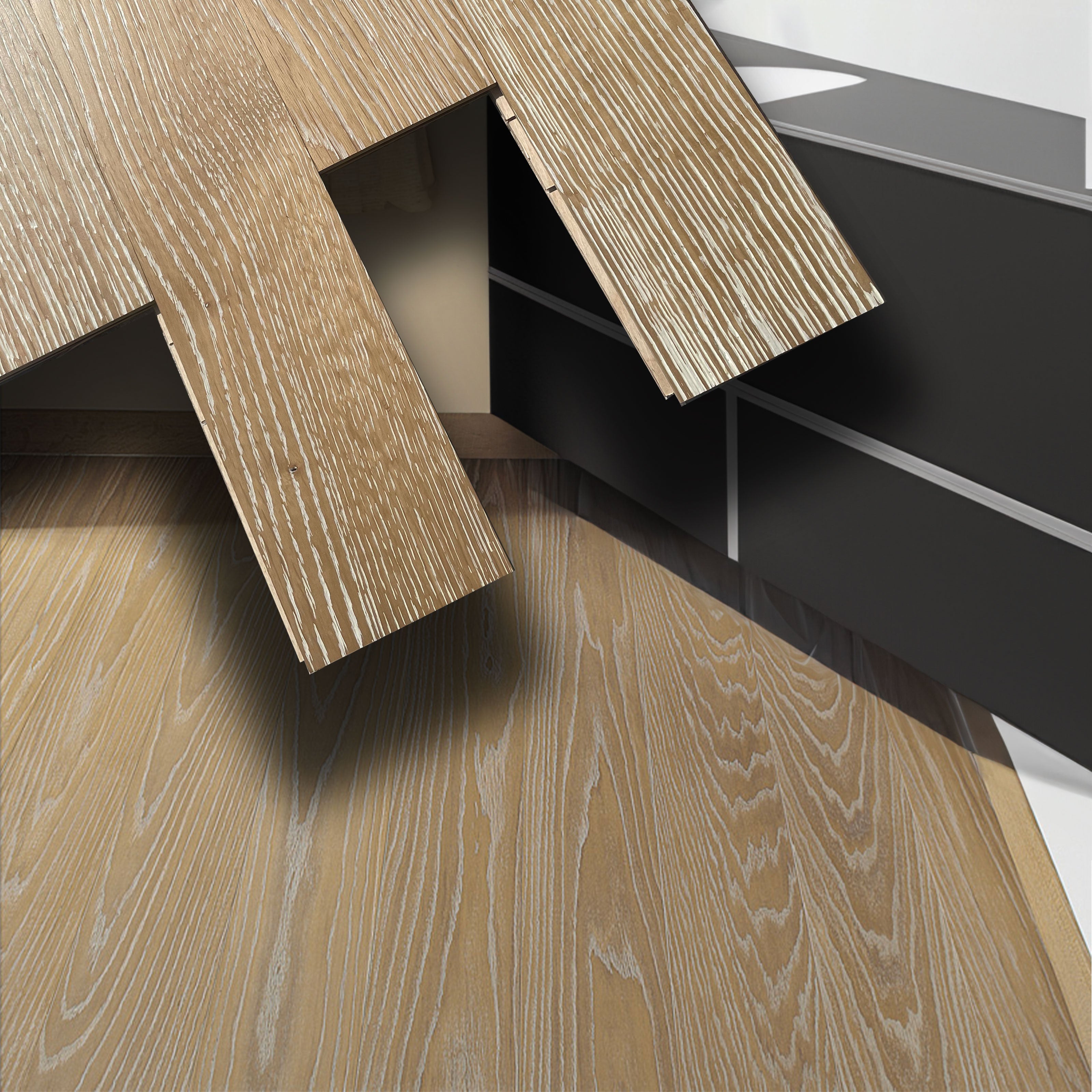 €22,90mq * STOCK GARBELOTTO * Lotto da 57mq di Parquet DECAPATO in legno di Rovere 10x70x400/600 - Eternal Parquet