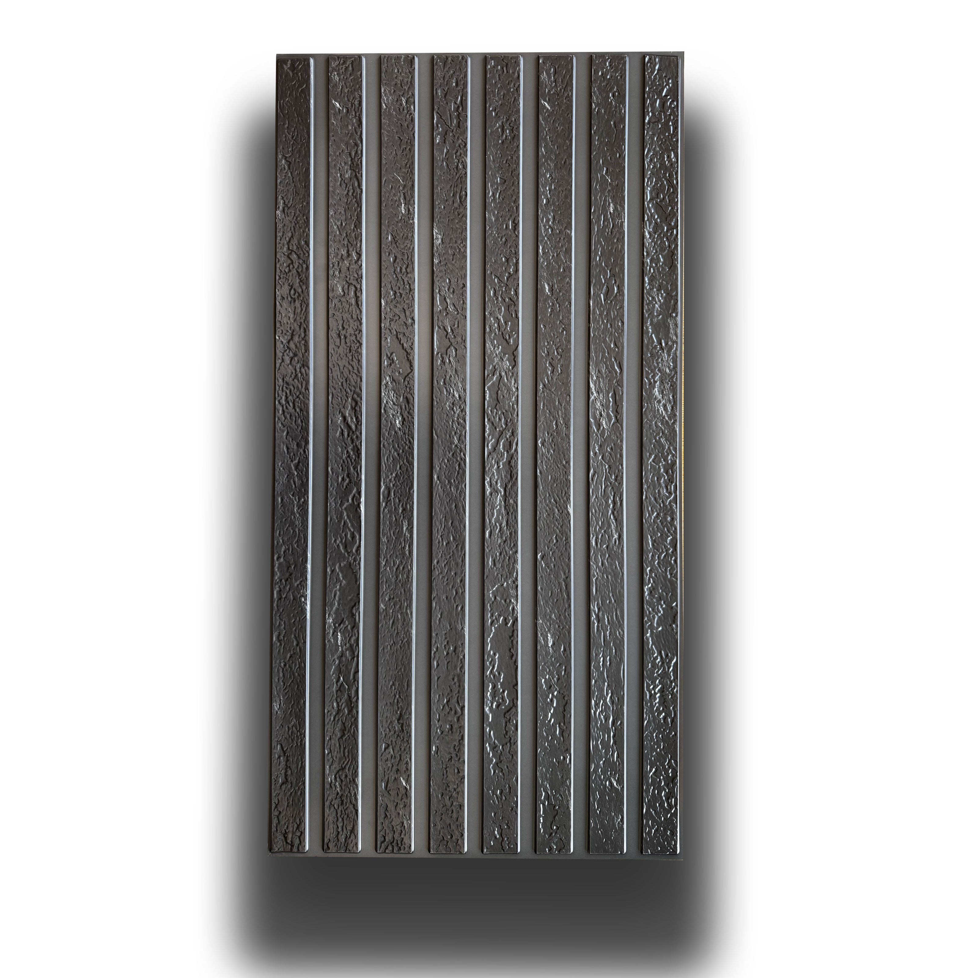 Pannelli 3D Rivestimento a parete in PVC effetto LAMELLI PIETRA 97x50cm Realistici, isolanti, idrorepellenti. - Eternal Parquet