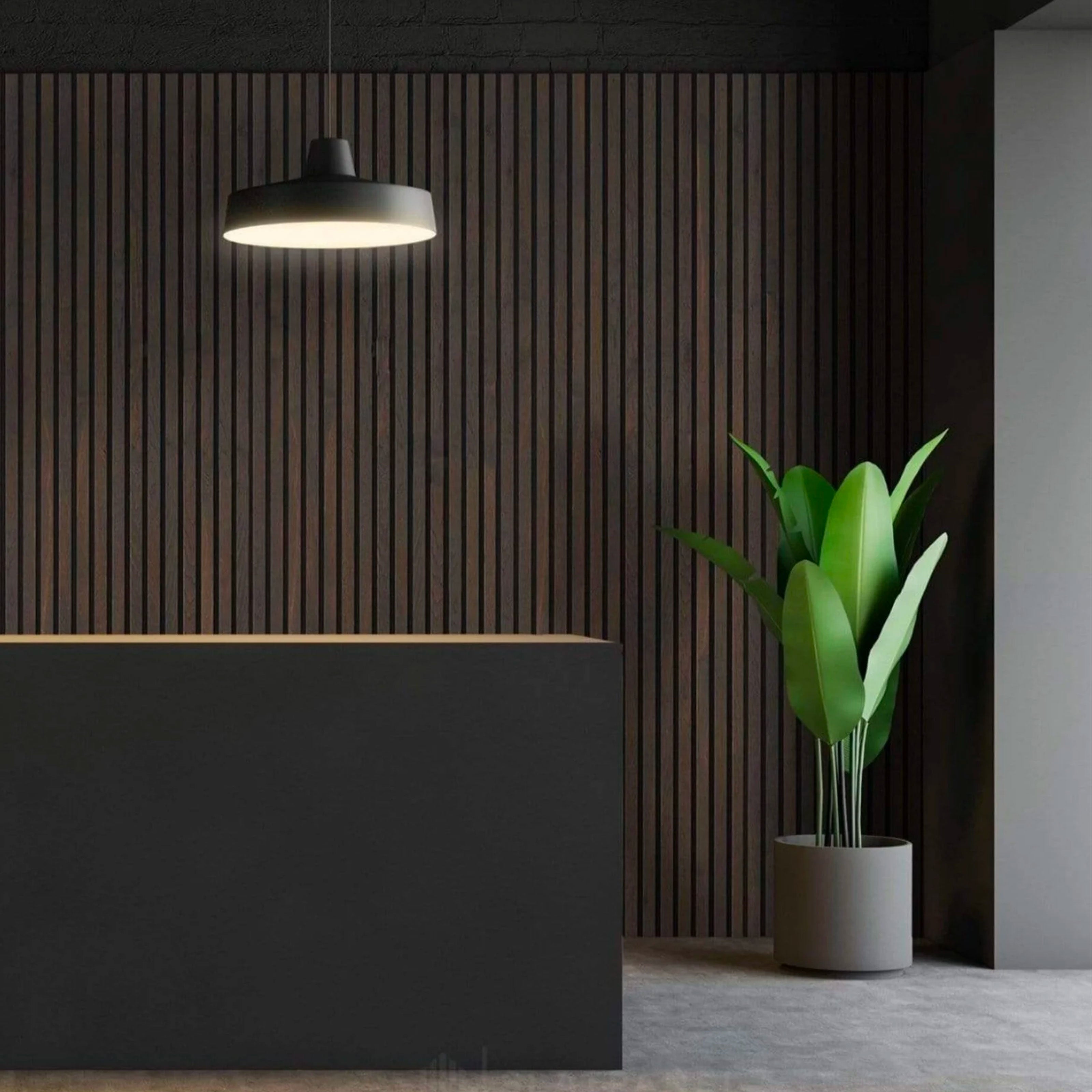 Pannello Lamelli da 1,36mq 22x526x2600mm ACUSTICO in VERO LEGNO di NOCE, ROVERE e R.THERMO - Eternal Parquet