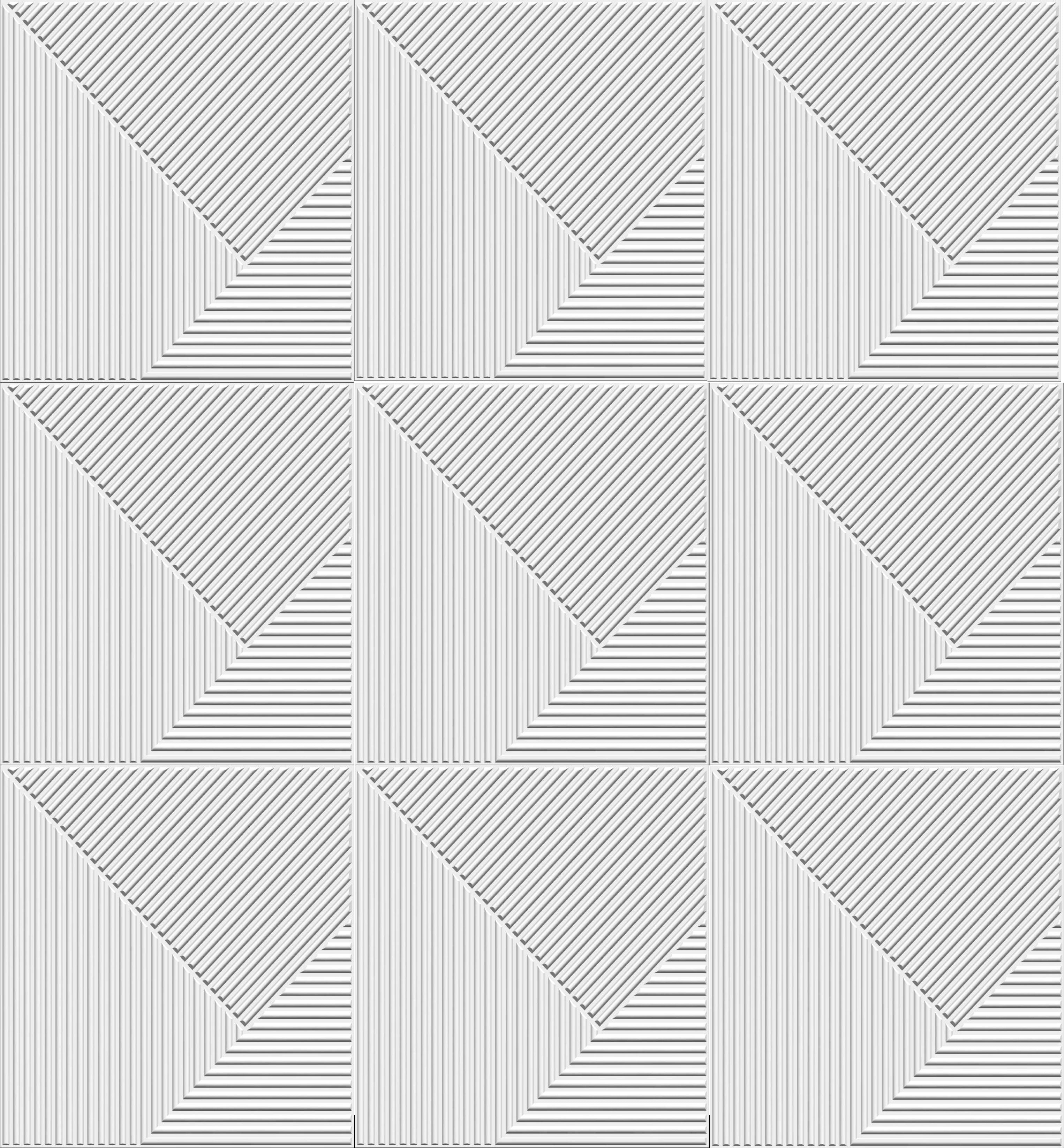 €3,49 pannello per boiserie a parete, rivestimento cassonato a soffitto e porte in PVC 3D 50X50cm mod. COSMO - Eternal Parquet