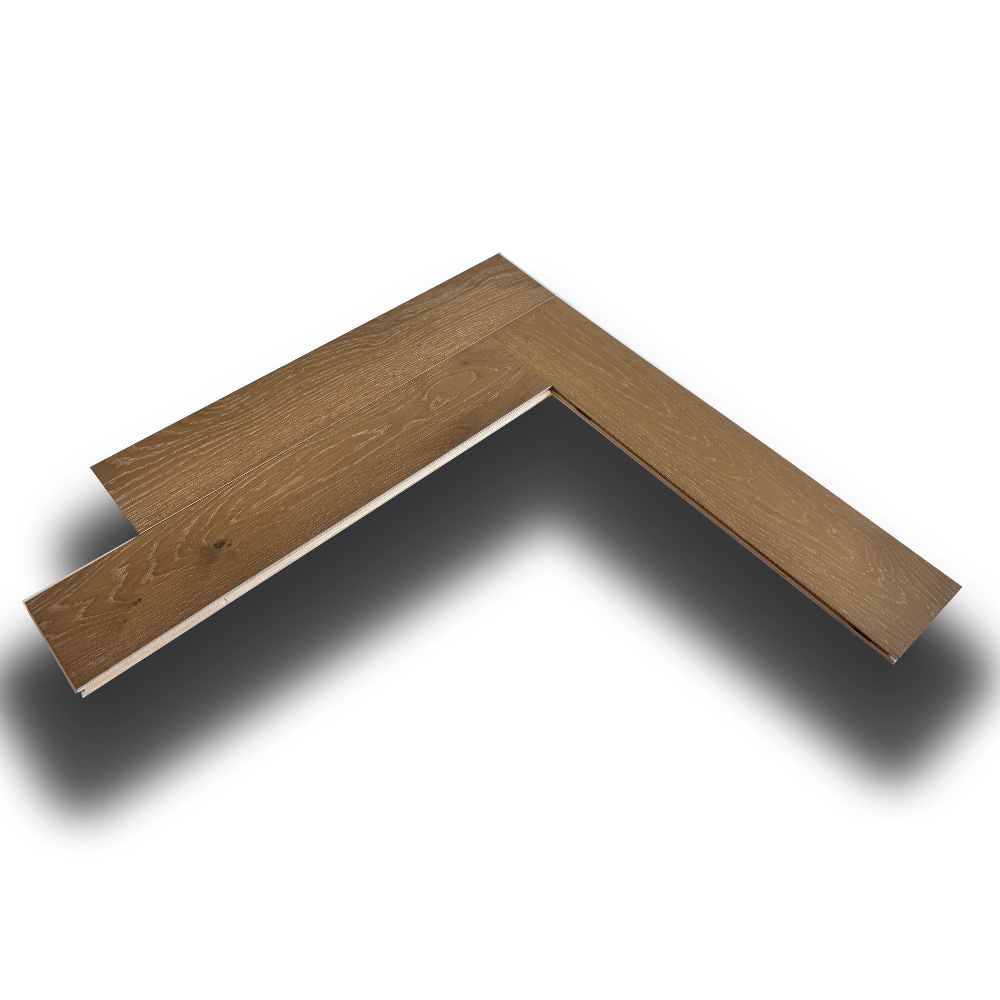 €33,99MQ *MEGA STOCK* Lotto da 55mq di Listone prefinito ROVERE LAGRANGE SPINA ITALIANA Vern. bisell. Spazz. 14,5x120x600mm (3 nobile) - Eternal Parquet