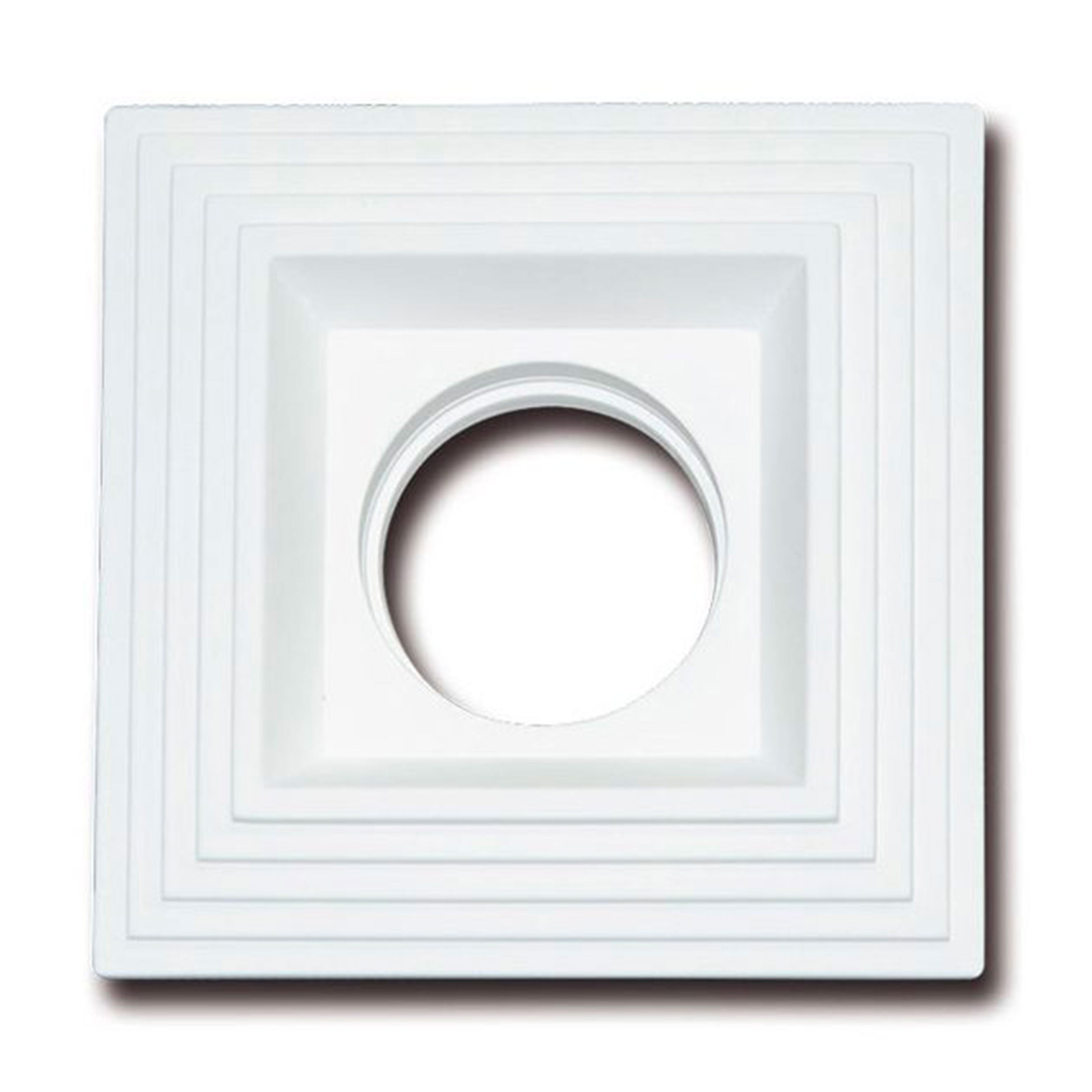*STOCK* n.10 Portafaretto In Gesso Ceramico spirale 120x120mm 35W GU10 IP20 - Eternal Parquet