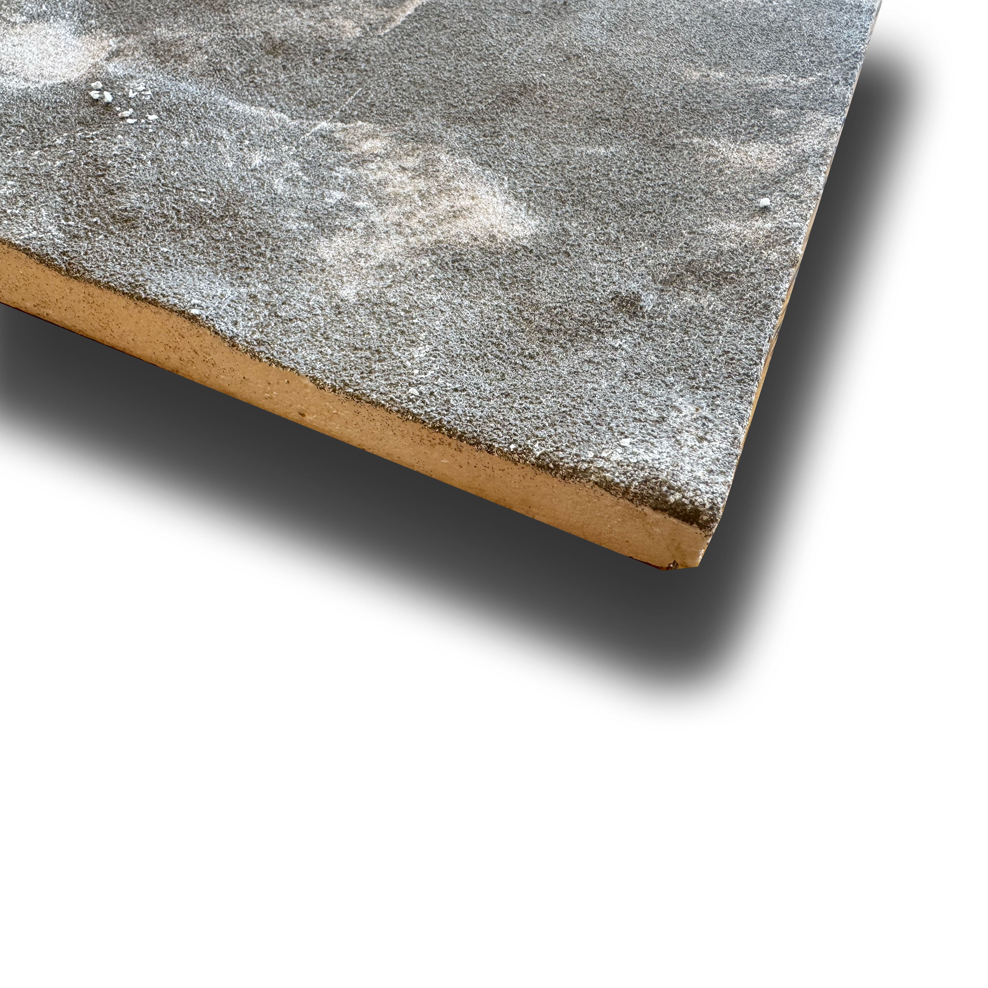 CAPPOTTO esterno - interno isolante in STYROFOAM 3D da 2cm con sabbiatura e malta 120x50cm ANTICO CEMENTO - Eternal Parquet