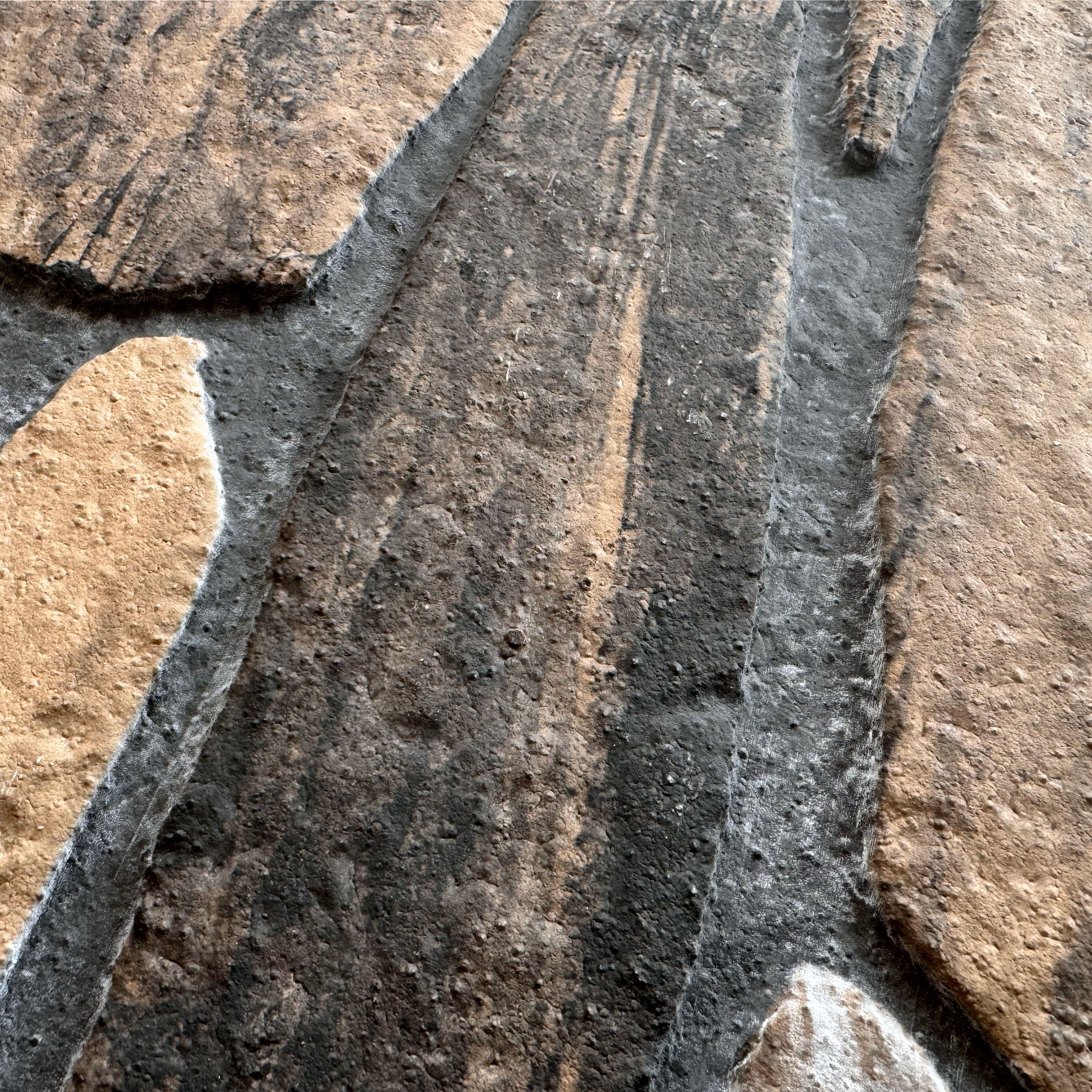 CAPPOTTO esterno - interno isolante in STYROFOAM 3D sp.2cm (120x50cm) con sabbiatura e malta Pietra rurale