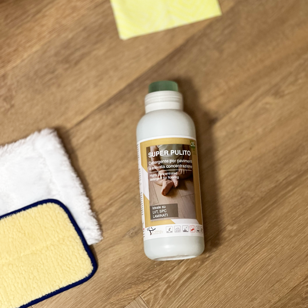 il #n1 - SUPER PULITO SPC, LVT, Laminati, parquet e resine SPORCO INTENSO- detergente NATURALE a PH NEUTRO ultraconcentrato profumato - Di Eternal Parquet - Eternal Parquet