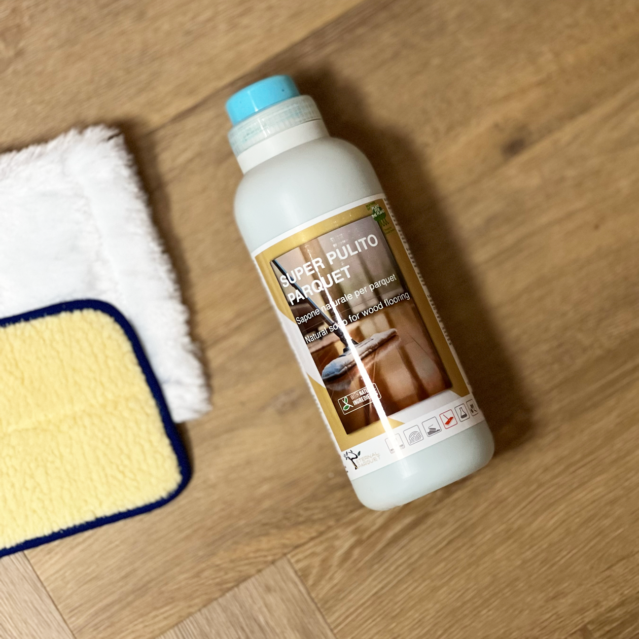 il #n1 - SUPER PULITO PARQUET rivoluzionario detergente NATURALE a PH NEUTRO e protettivi formulato per parquet - Di Eternal Parquet - Eternal Parquet