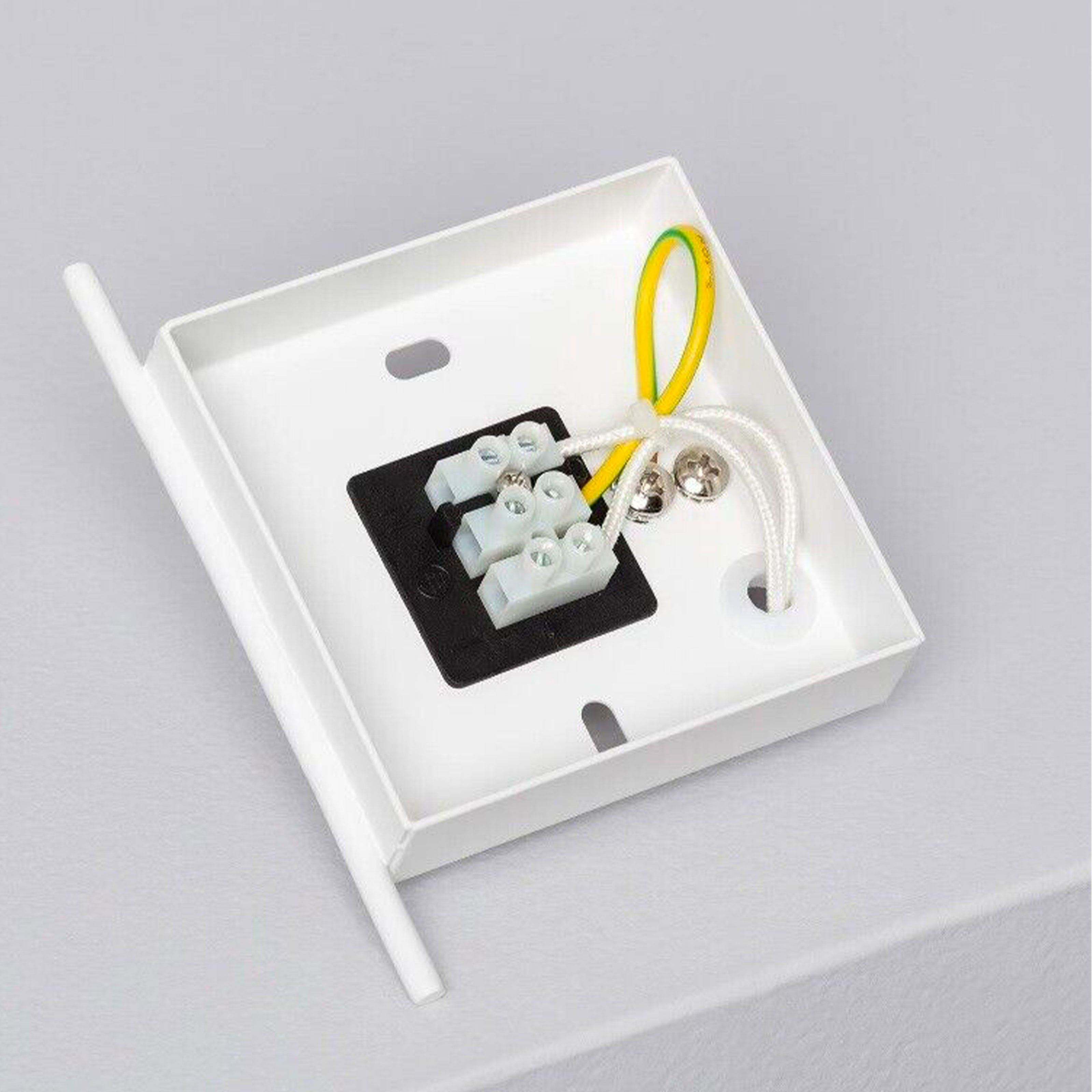 *STOCK* Applique In Gesso Ceramico TAZZINA 280x140x150mm 40W G9 IP20 - Eternal Parquet