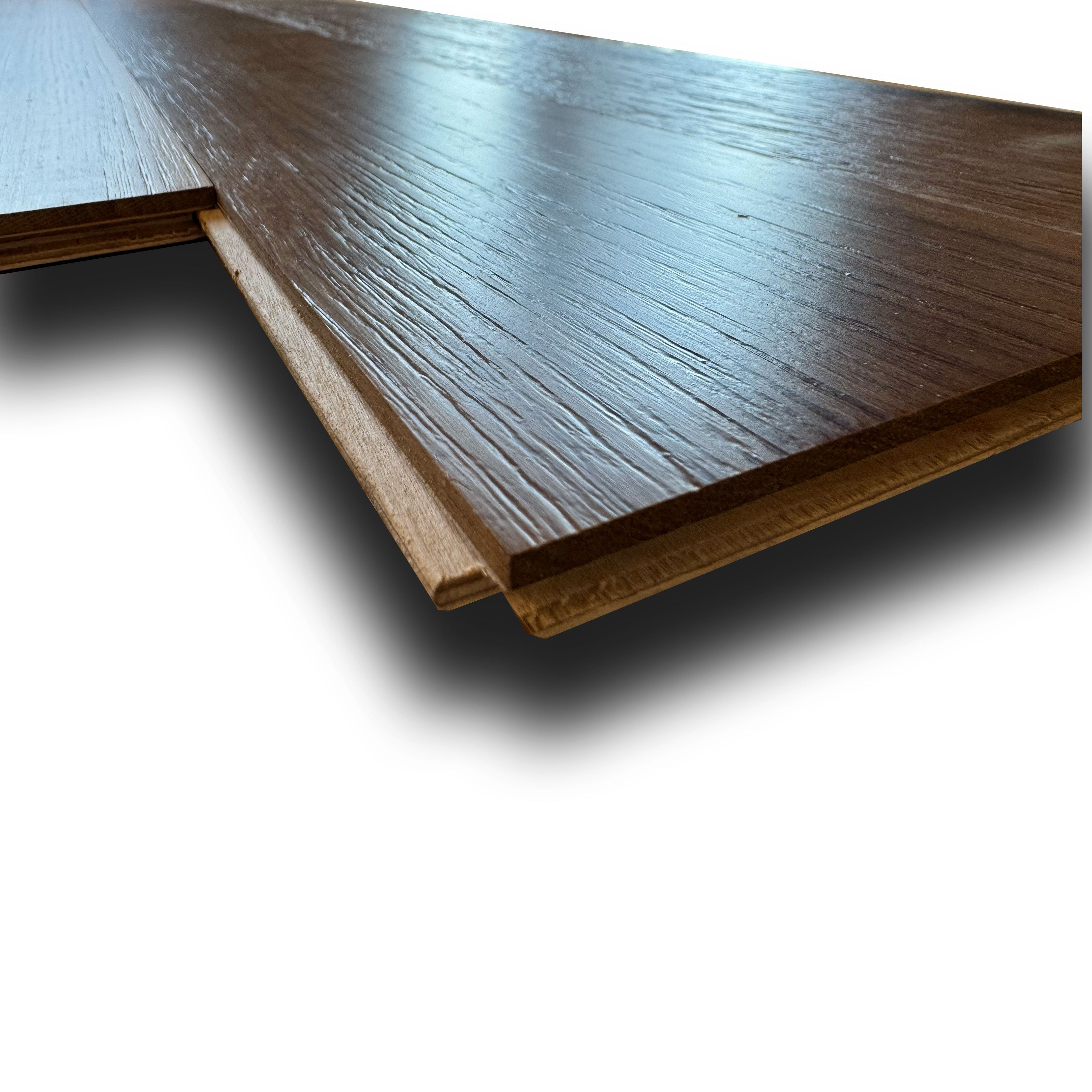 €39,90mq * STOCK GARBELOTTO * Lotto da 73mq di Maxilistone prefinito spazzolato TEAK BOURMA 10x120/130x1000/2000 - Eternal Parquet