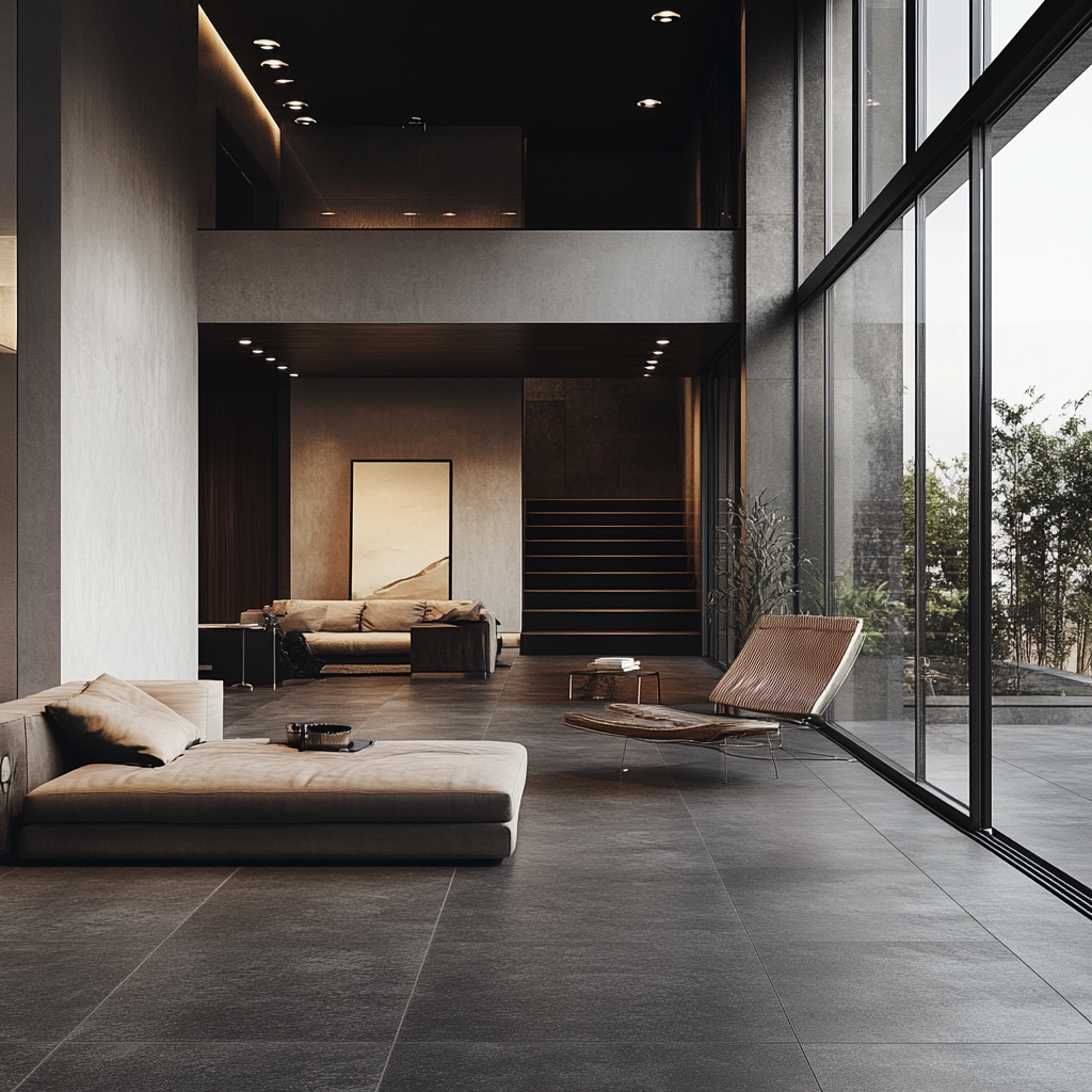 TAAC! il Pavimento SPC in Polvere di Pietra Fast-click 5mm (sp.4+1) eff. Cemento 610X305mm mod. VEGA - Eternal Parquet