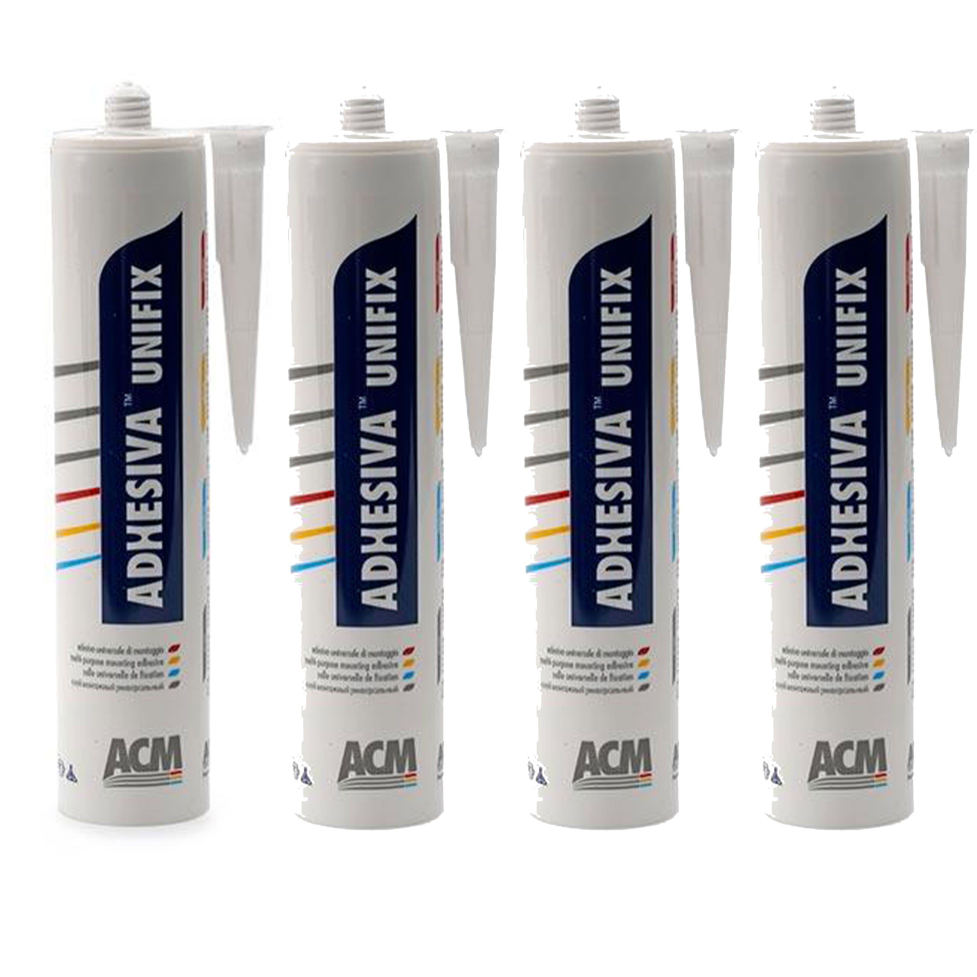 4 CARTUCCE DI ADHESIVA UNIFIX per incollare cornici, pannelli in polistirolo, boiserie ecc. - Eternal Parquet