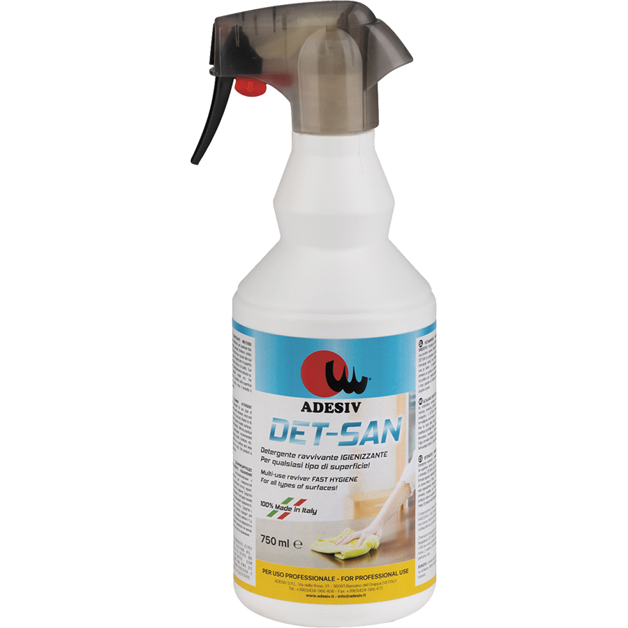Detergente ravvivante Det San per tutti i tipi di pavimenti e parquet 750ml x 3 - Eternal Parquet
