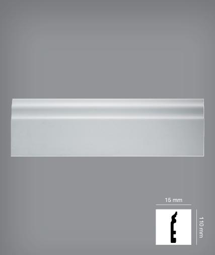 Battiscopa passacavo DUCALE in polistrutturato inscalfibile ML 48 4 colori 15x110 - Eternal Parquet