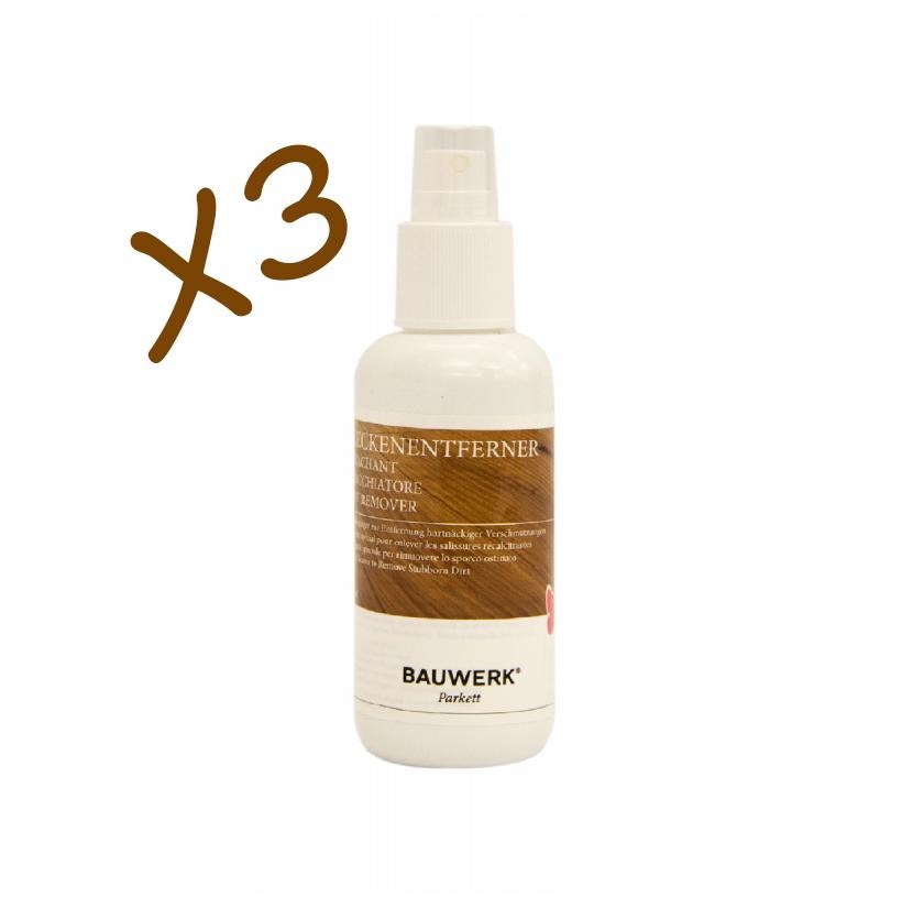 3x Smacchiatore Bauwerk detergente per sporco ostinato x parquet olio o vernice - Eternal Parquet